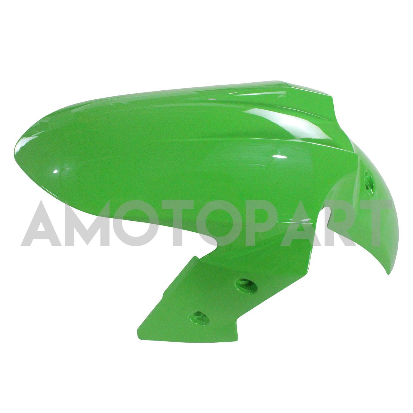 Amotopart 2013-2024 Kawasaki EX300/Ninja300 Black&Green Style4 Fairing Kit