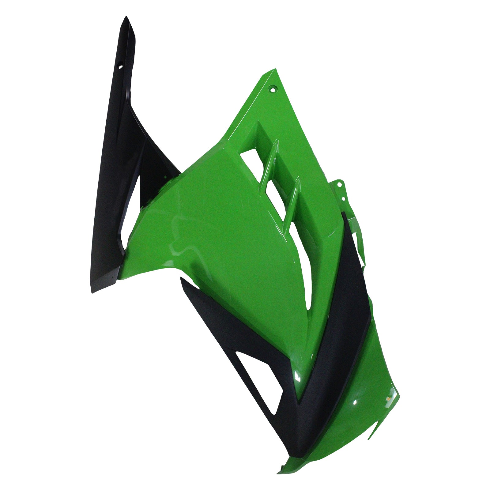 Amotopart 2013-2024 Kawasaki EX300/Ninja300 Noir&Kit de carénage vert Style4