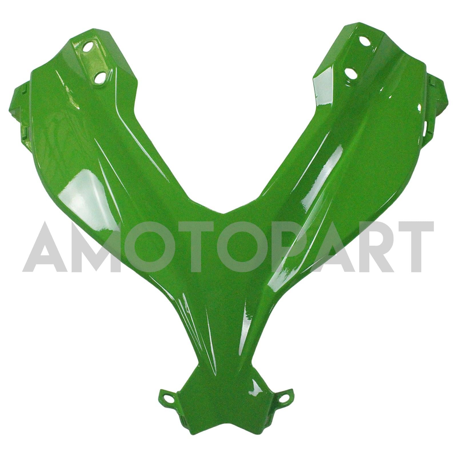 Amotopart 2013-2024 Kawasaki EX300/Ninja300 Black&Green Style1 Fairing Kit