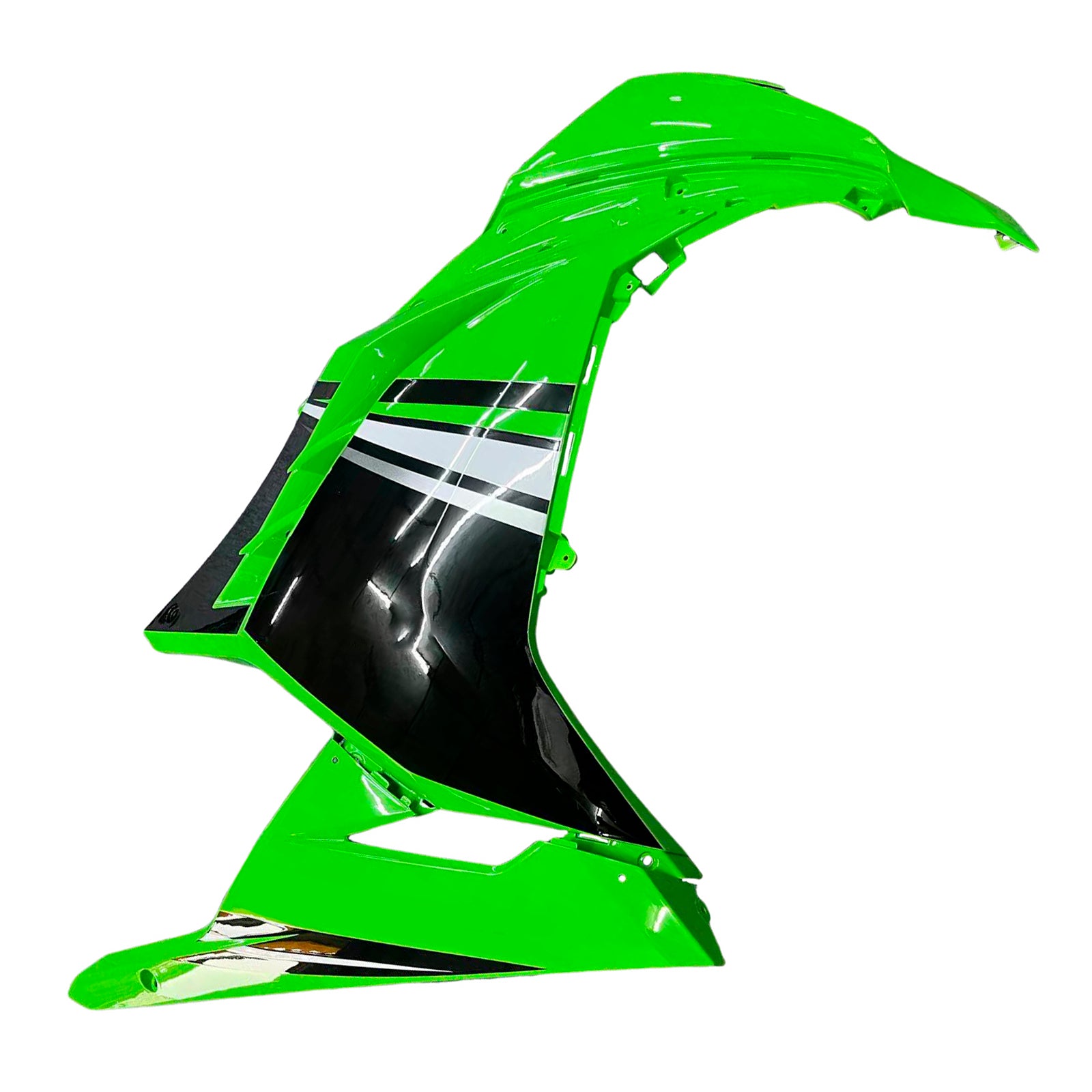Amotopart 2013-2024 Kawasaki EX300/Ninja300 Black&Green Style5 Fairing Kit