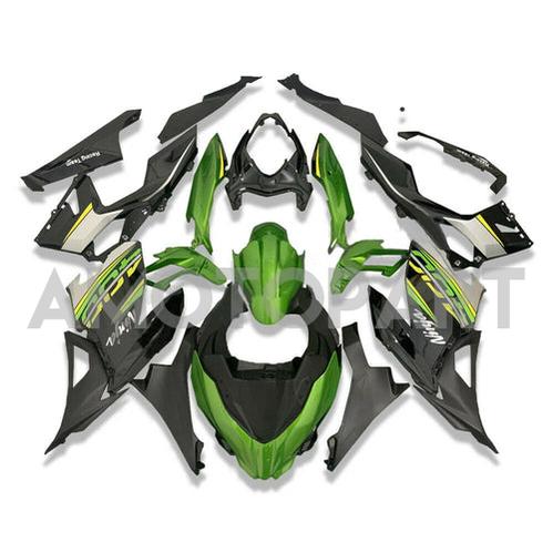 Amotopart 2018-2024 Kawasaki EX400/Ninja400 Verkleidungskit Sammlung Zwei