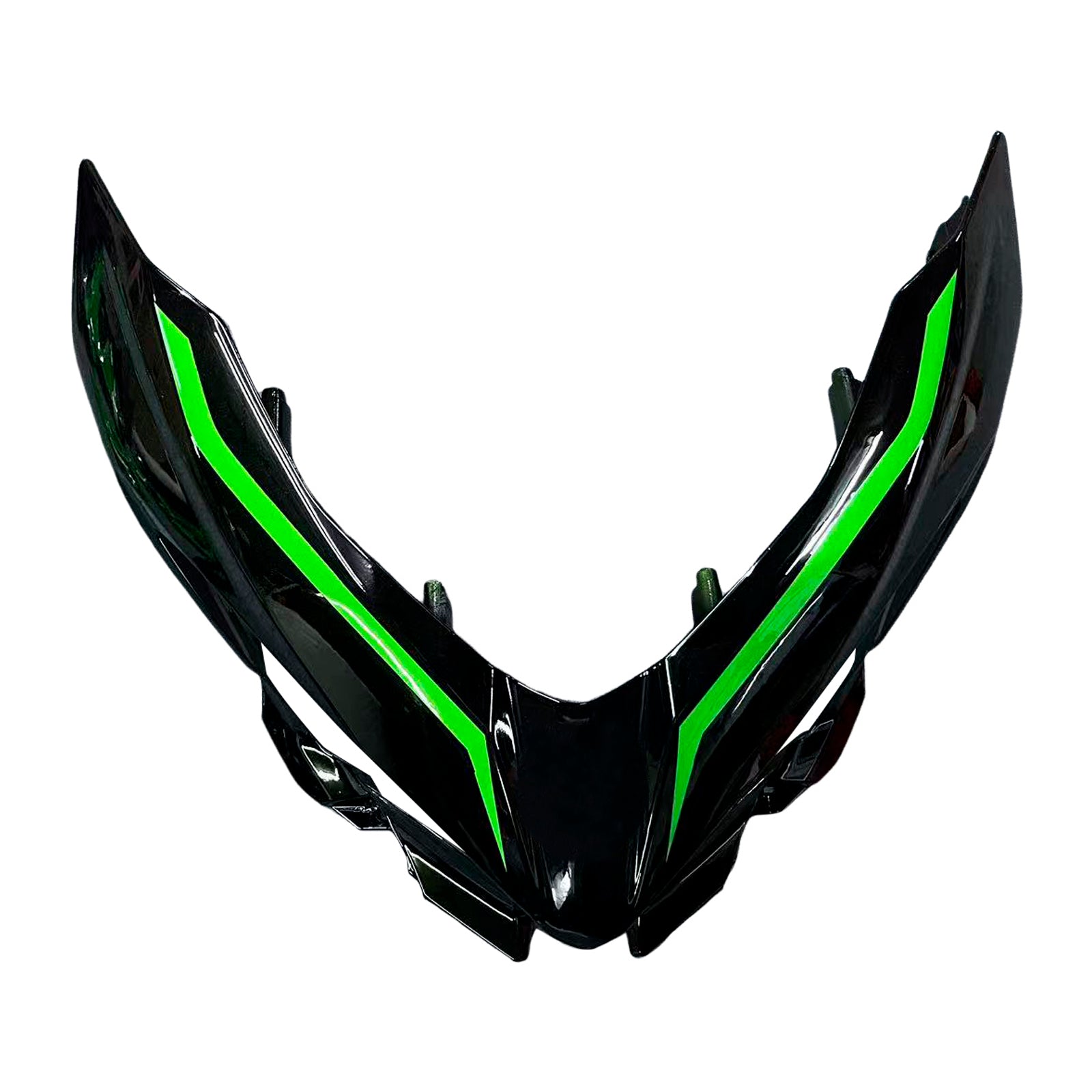Carénage Amotopart noir pour Kawasaki EX400/Ninja400 2018-2024&Kit vert