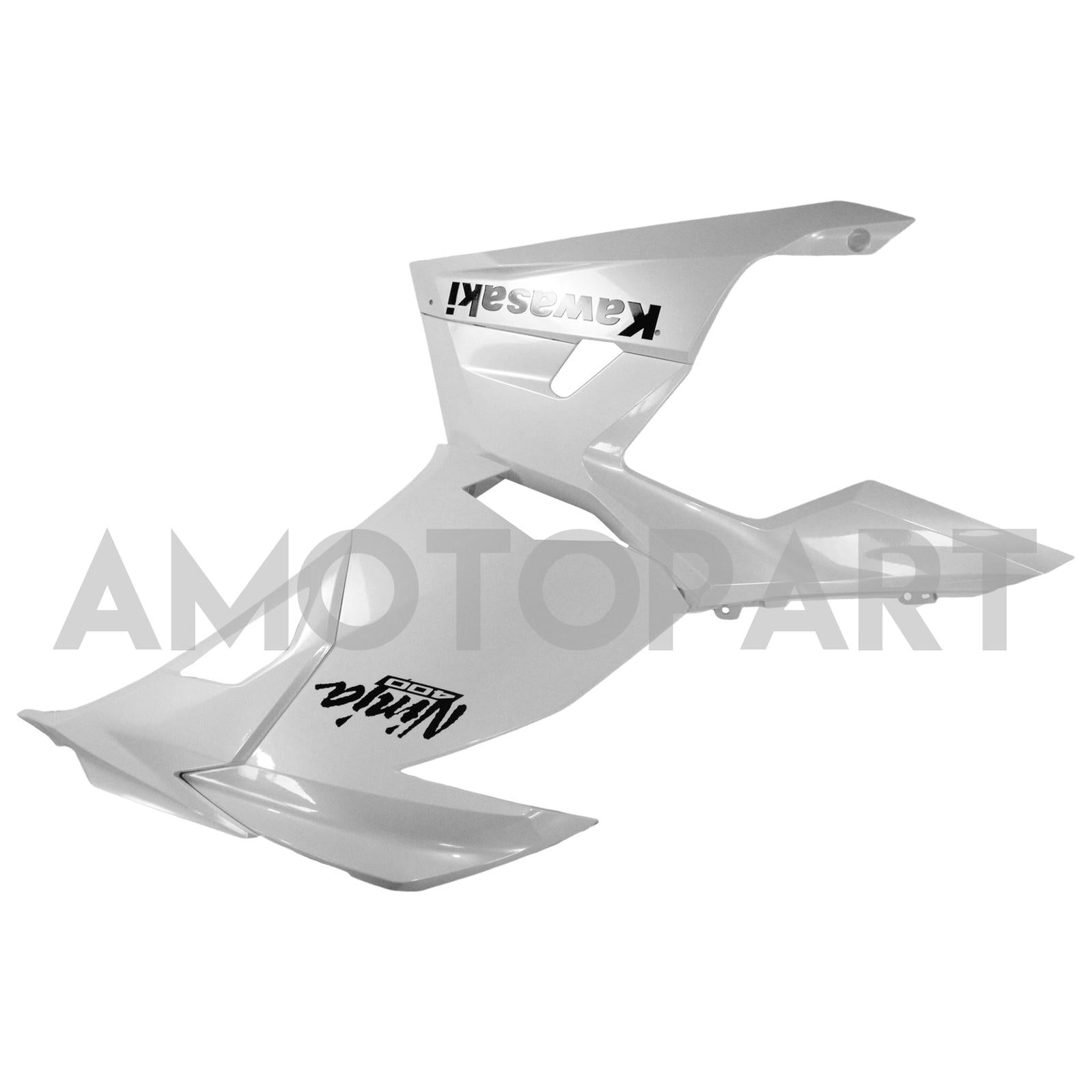 Amotopart Kawasaki EX400/Ninja400 2018-2024 Kit de carénage blanc perlé