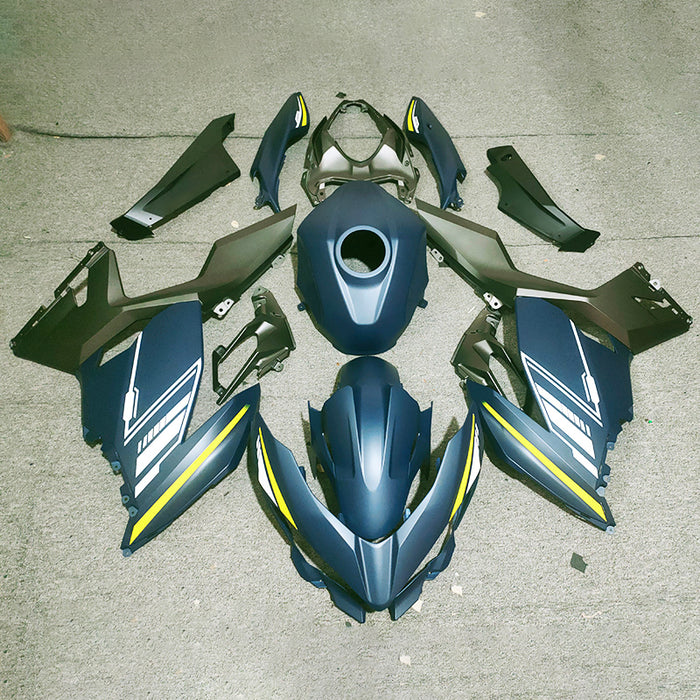 Amotopart Kawasaki EX400/Ninja400 2018-2023 Blue Black Fairing Kit