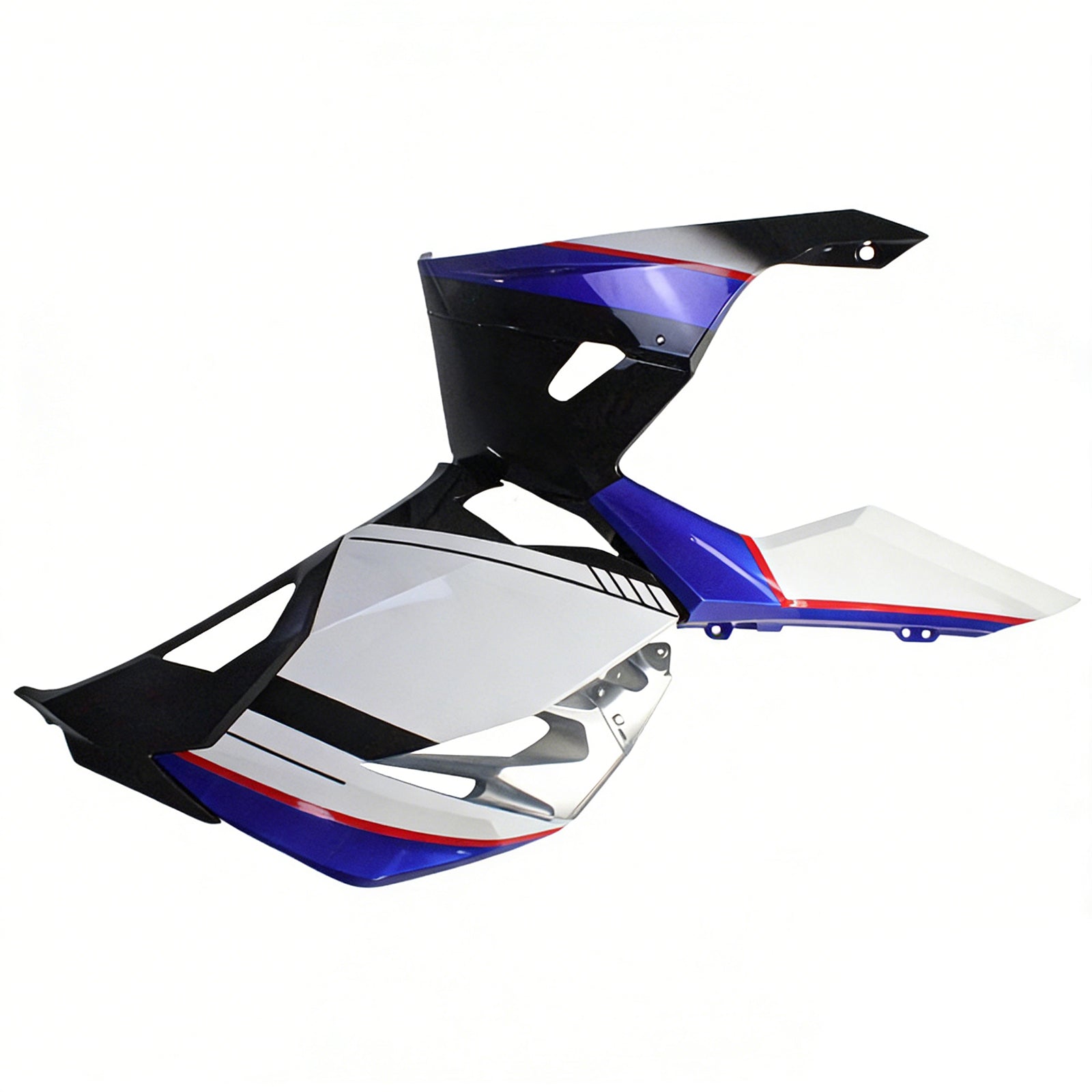 Amotopart Kawasaki Ex400/Ninja400 2018-2023 Gloshy Blue White Fadiling Kit