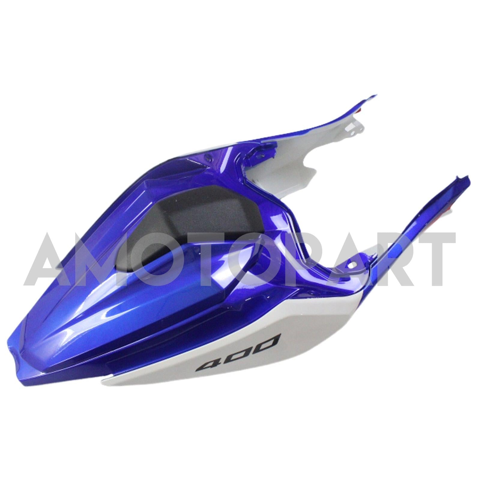 Amotopart Kawasaki EX400/Ninja400 2018-2023 Glossy Blue White Fairing Kit