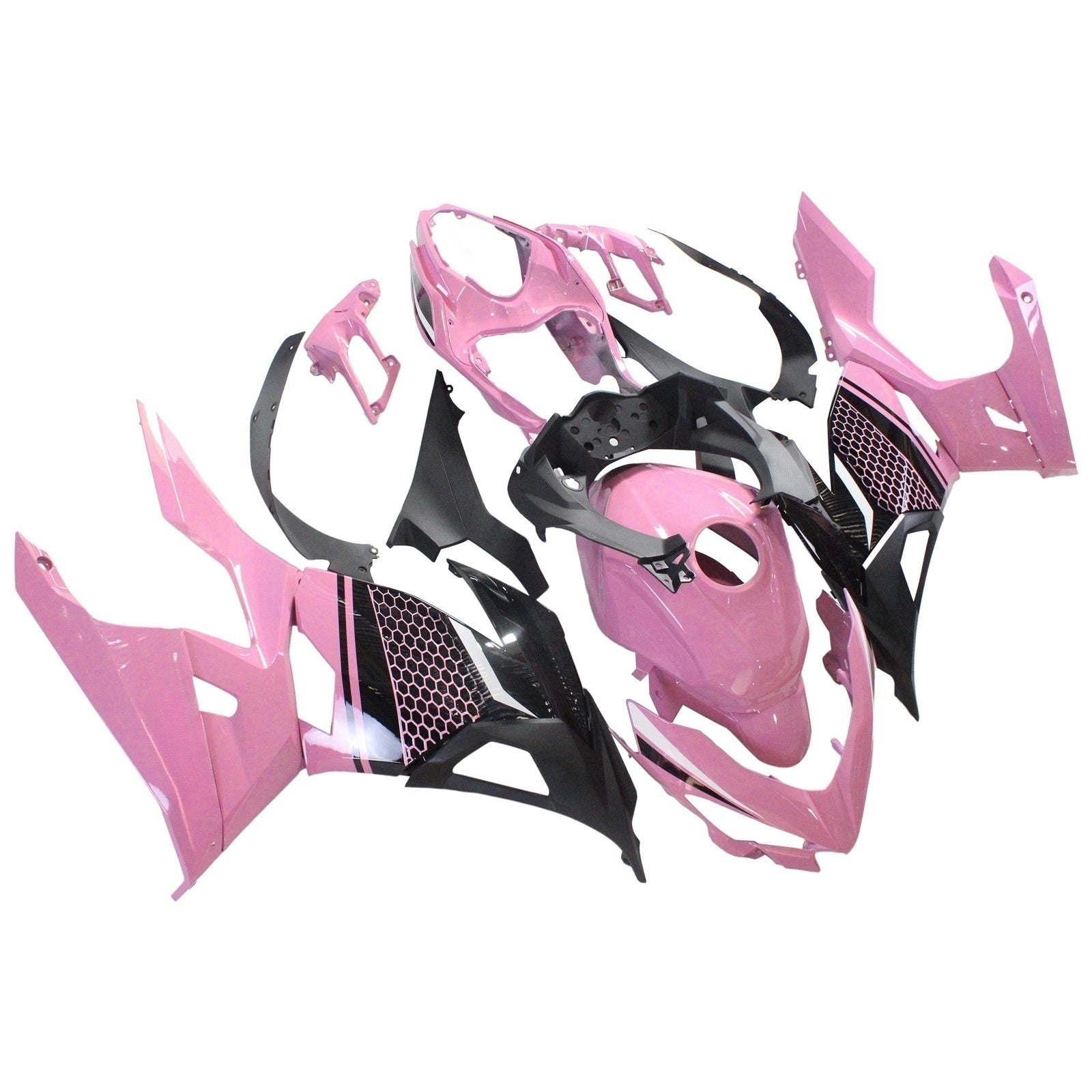 Amotopart Kawasaki 2018-2024 EX400/Ninja 400 Blackpink Fairing Kit