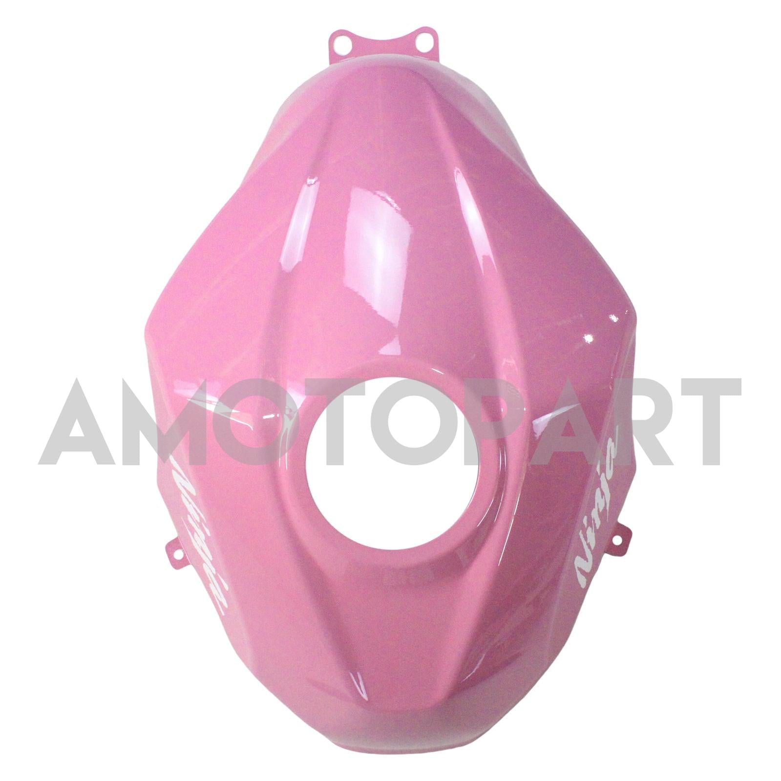 Amotopart Kawasaki 2018-2024 EX400/Ninja 400 Kit de carenado negro rosa