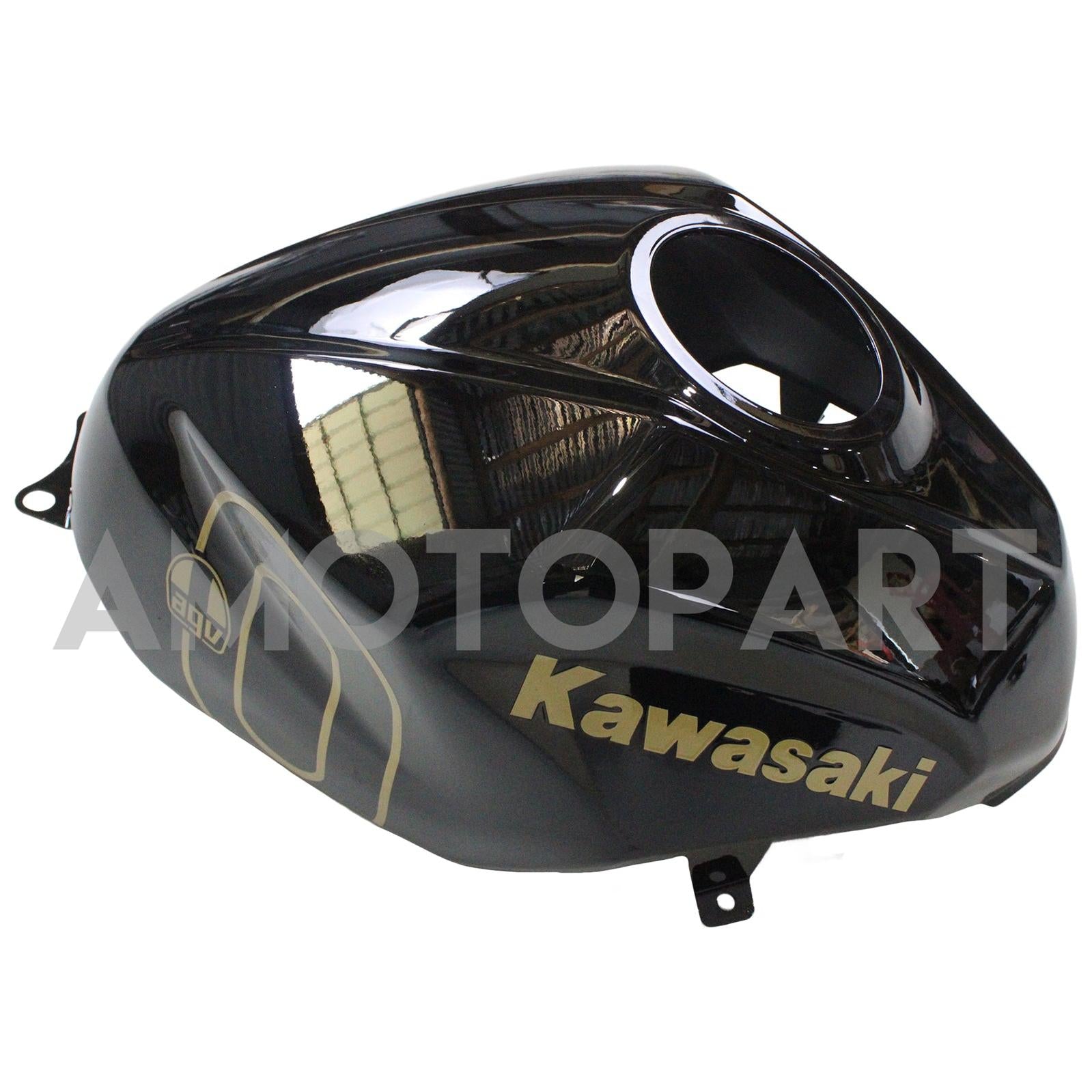 Amotopart Kawasaki 2018-2024 EX400/Ninja400 Black Golden Fairing Kit