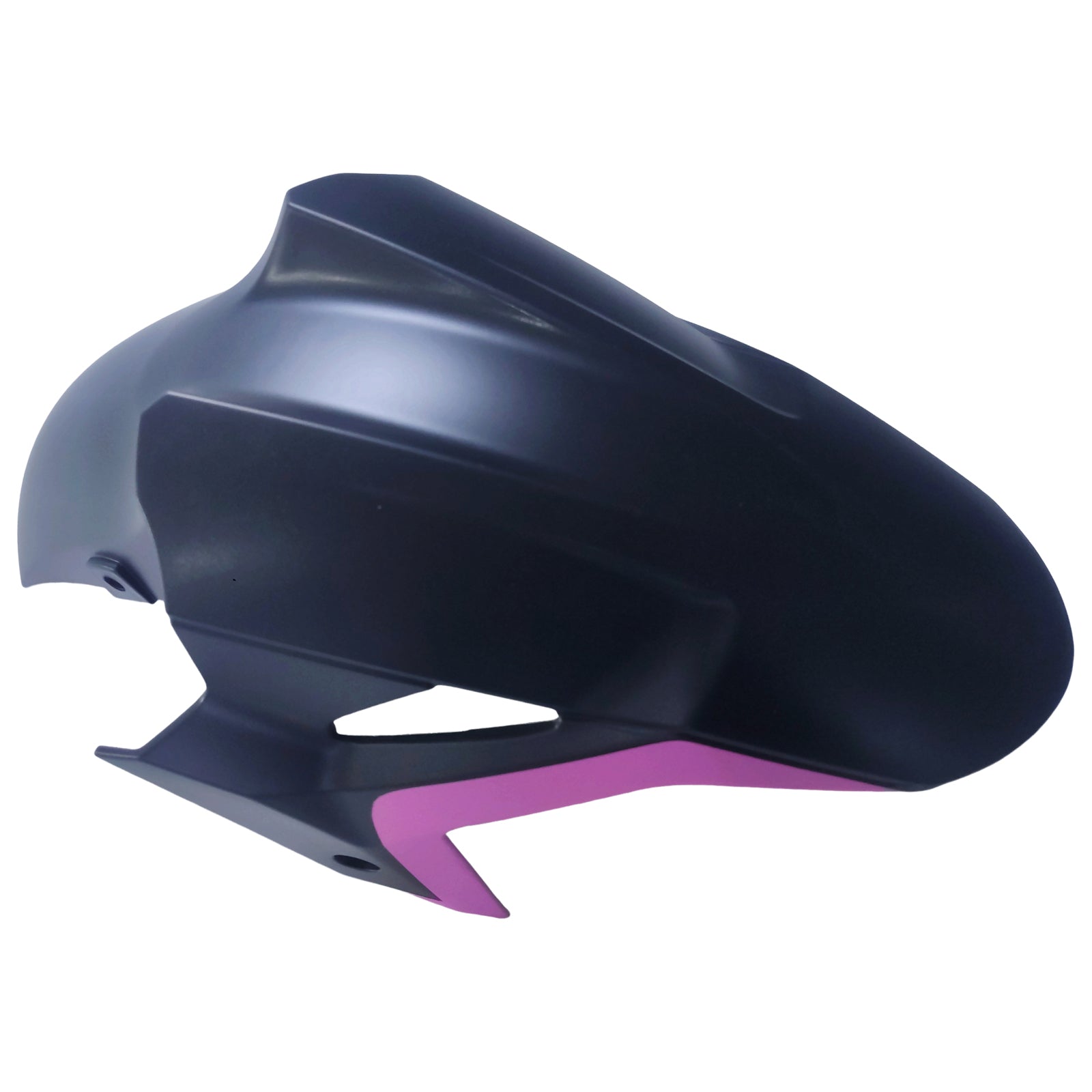 Amotopart Kawasaki 2018-2023 EX400/Ninja400 Kit de carénage noir de ligne rose