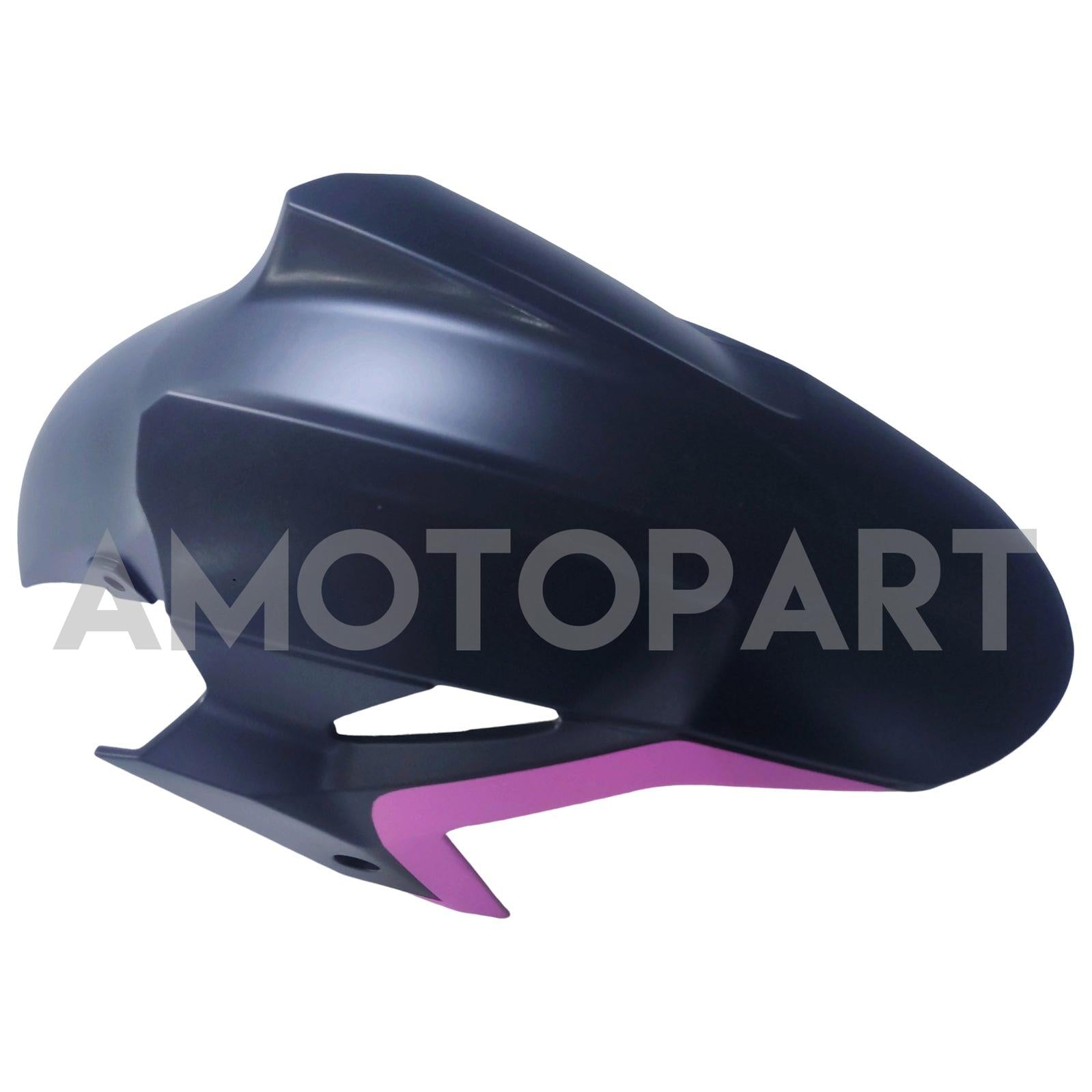 Amotopart Kawasaki 2018-2023 EX400/Ninja400 Pink Line Black Fairing Kit