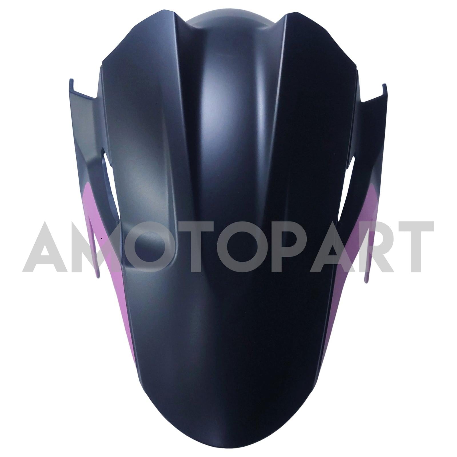 Amotopart Kawasaki 2018-2023 EX400/Ninja400 Pink Line Black Fairing Kit