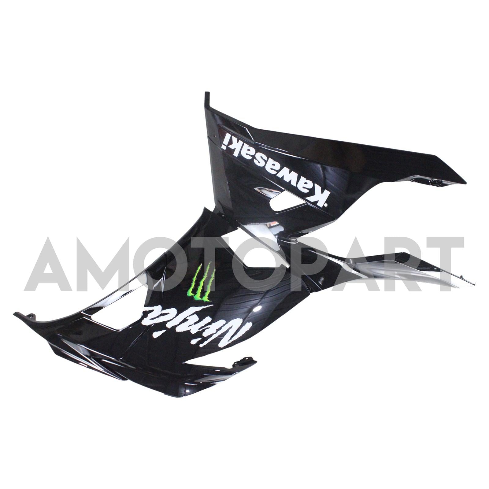 Amotopart Kawasaki 2018-2024 EX400/Ninja400 Gloss Black Fearing Kit