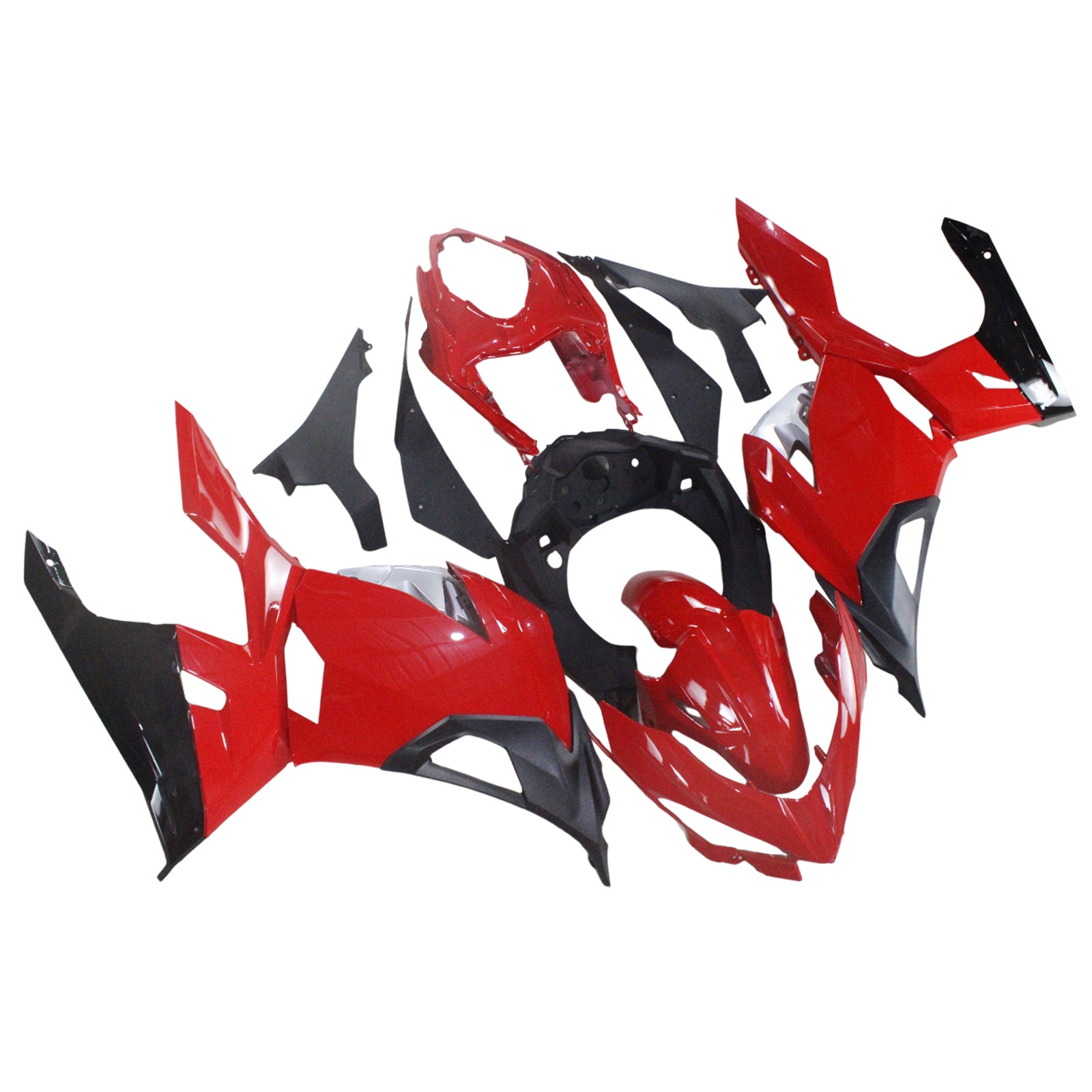 Amotopart Kawasaki 2018-2023 EX400/Ninja400 Red Black Fairing Kit
