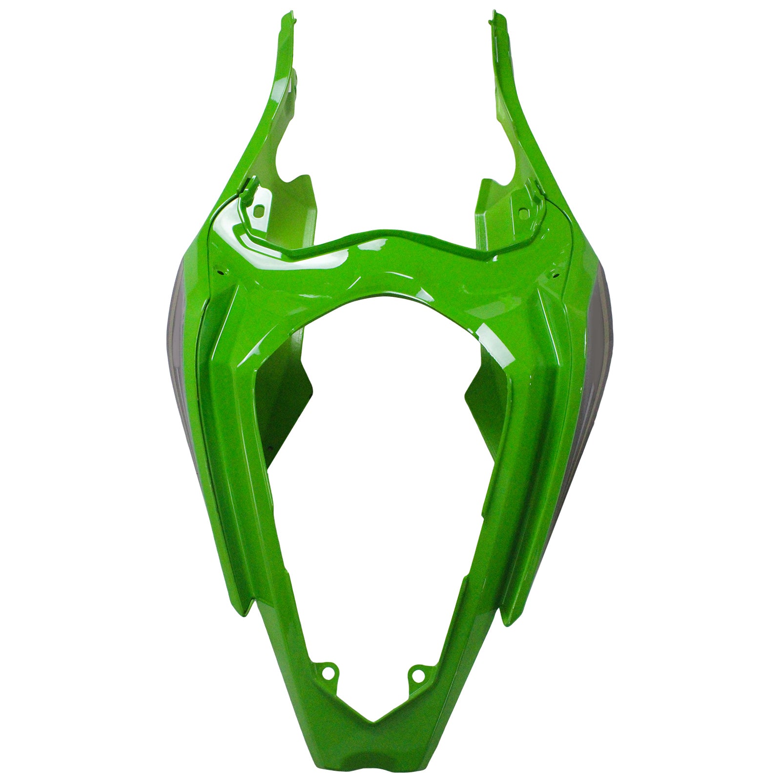 Amotopart Kawasaki 2018-2024 EX400/Ninja400 verde con kit de carenado negro