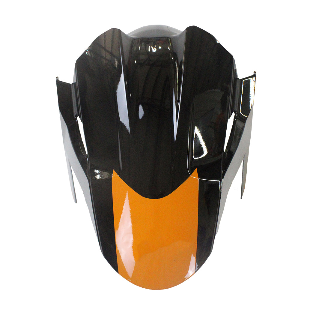 Amotopart 2018-2024 Kit carena Kawasaki EX400 Ninja400 arancione e blu