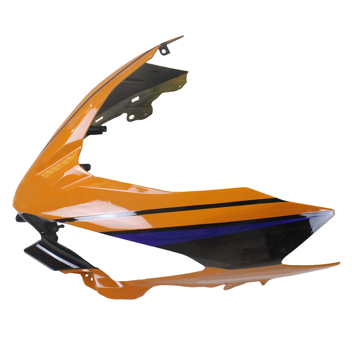 Amotopart 2018-2024 Kit carena Kawasaki EX400 Ninja400 arancione e blu