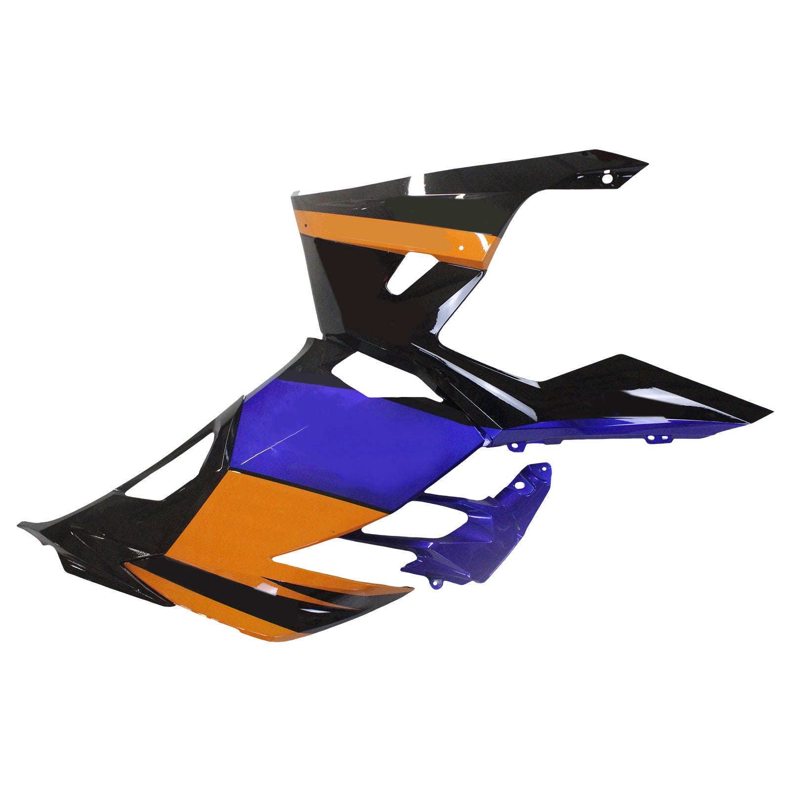 Amotopart 2018-2024 Kit carena Kawasaki EX400 Ninja400 arancione e blu