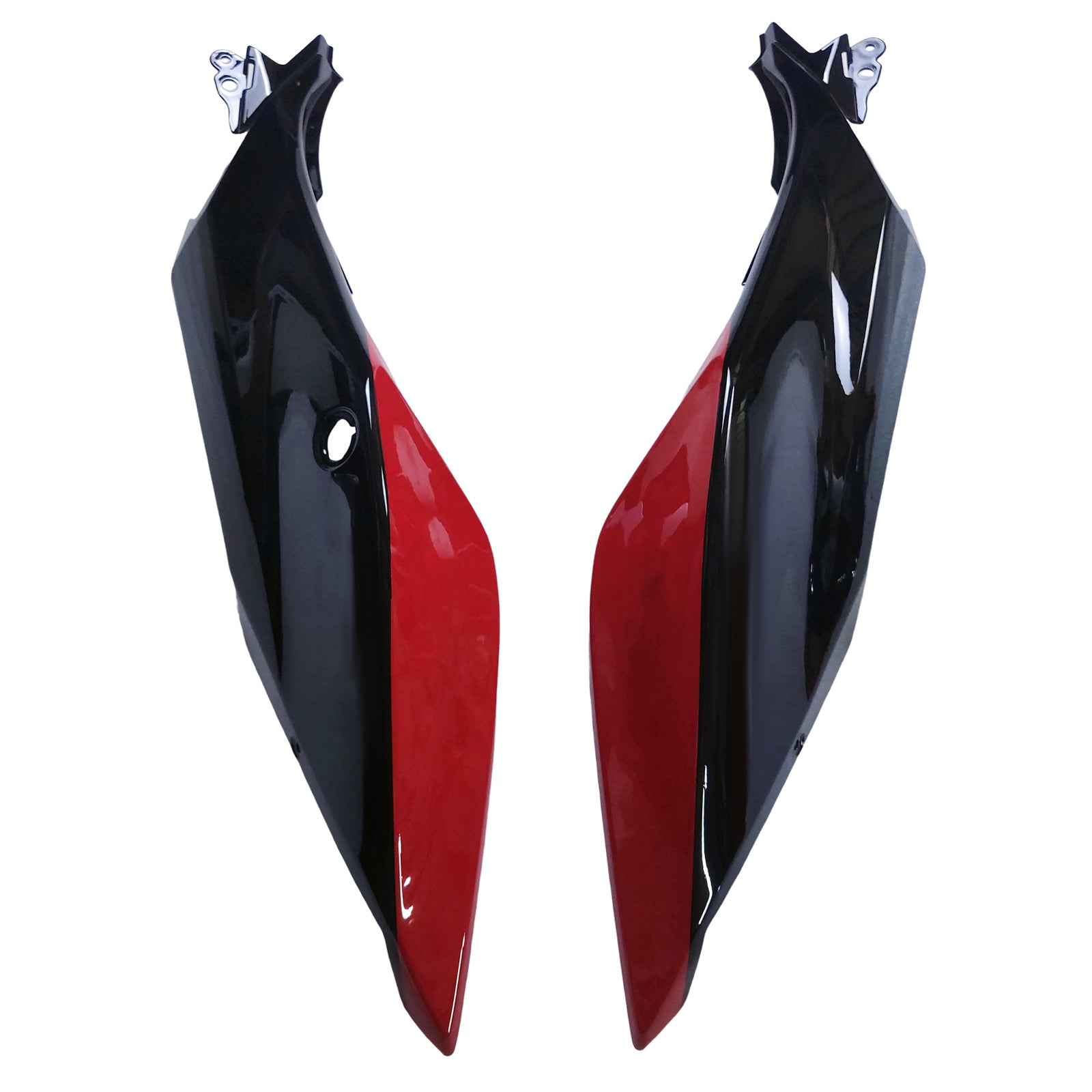Amotopart 2018-2024 Kawasaki EX400 Ninja400 Red&Black Style2 Fairing Kit