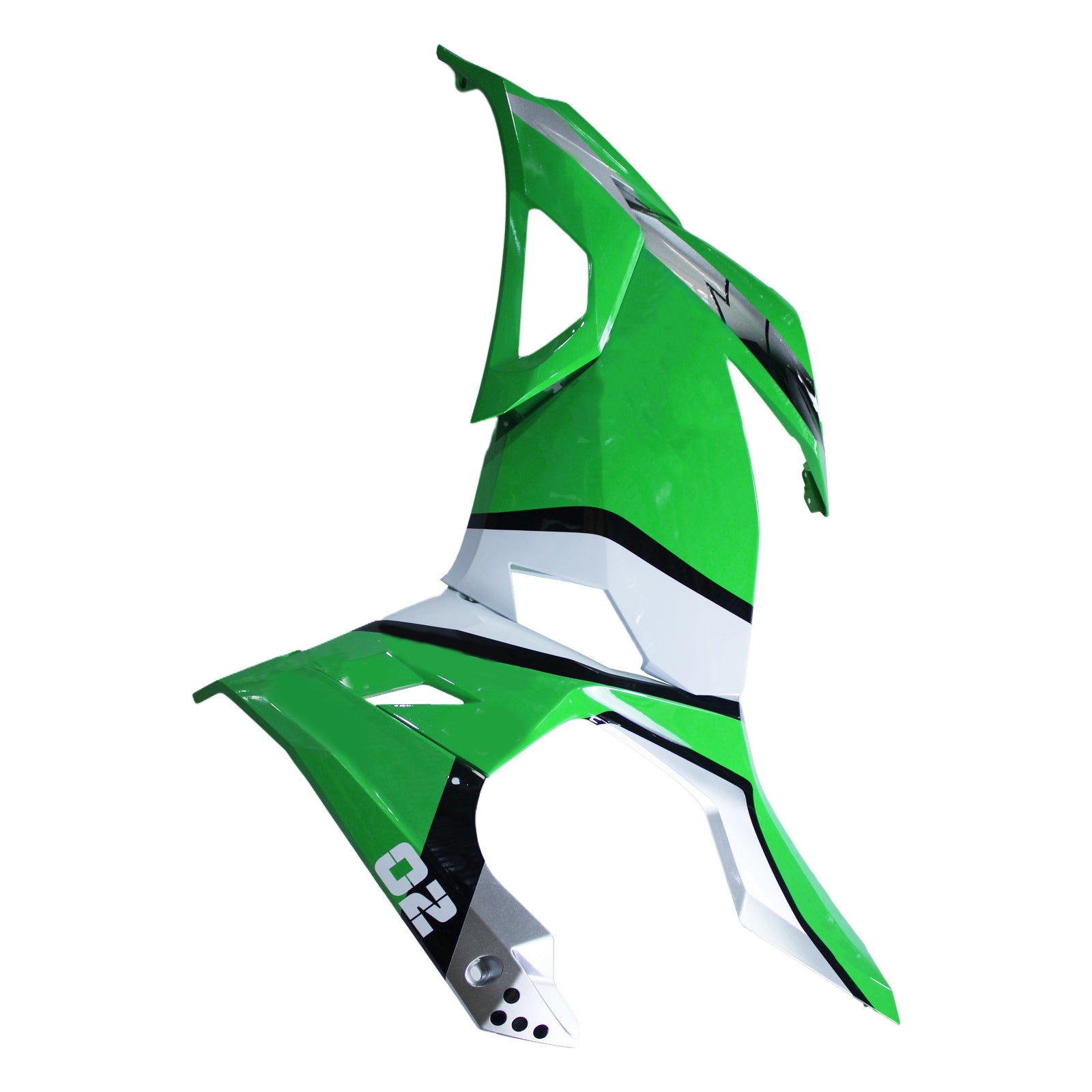 Amotopart 2018-2024 Kawasaki EX400 Ninja400 Green Fairing Kit