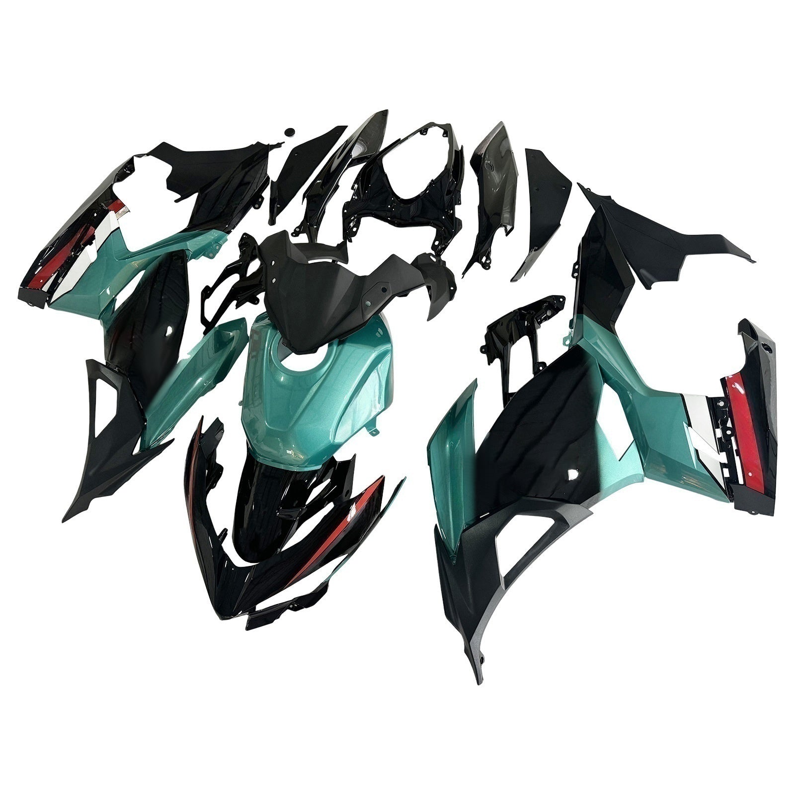 Amotopart 2018-2024 Kawasaki EX400 Ninja400 Petronas フェアリングキット