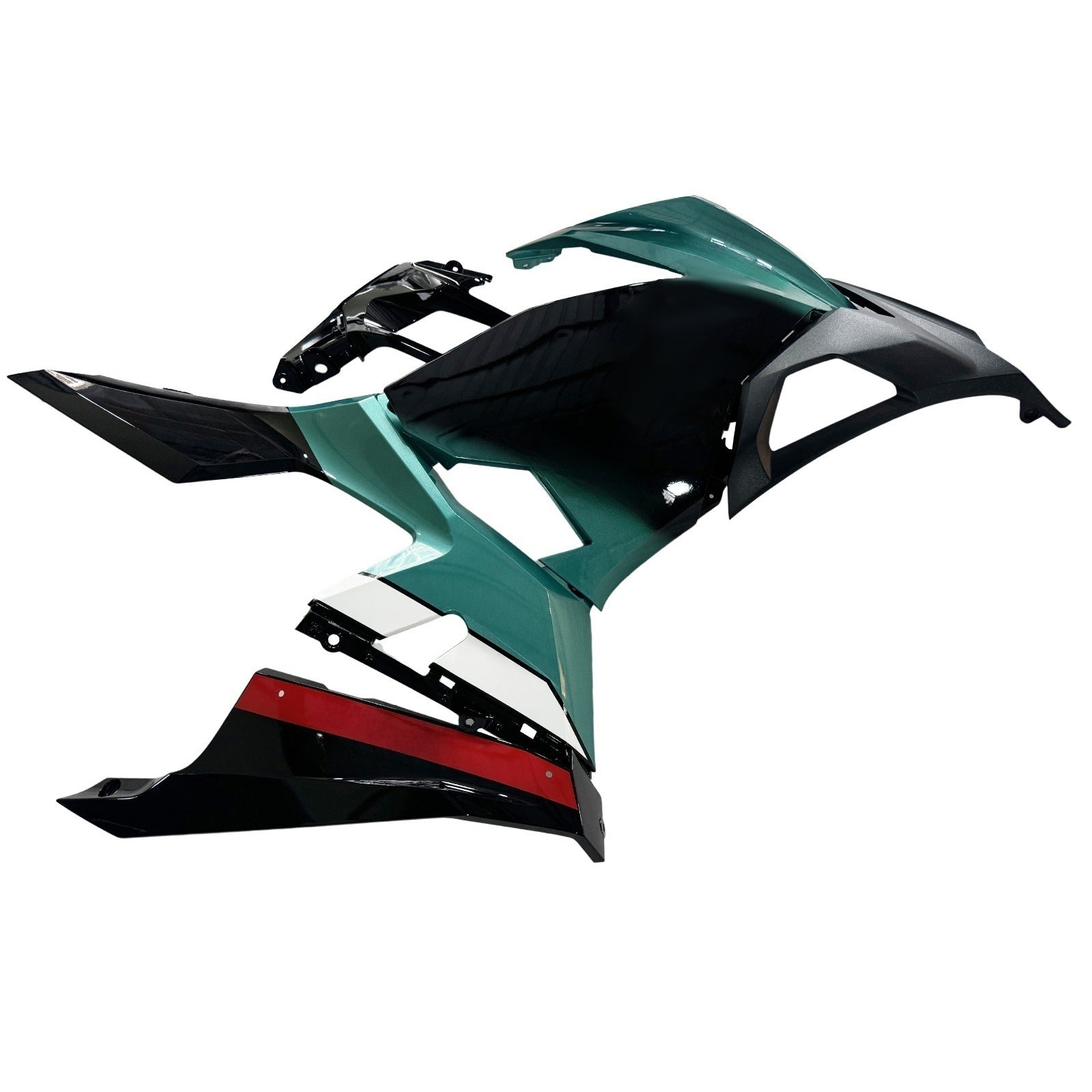 Amotopart 2018-2024 Kawasaki EX400 Ninja400 Petronas フェアリングキット