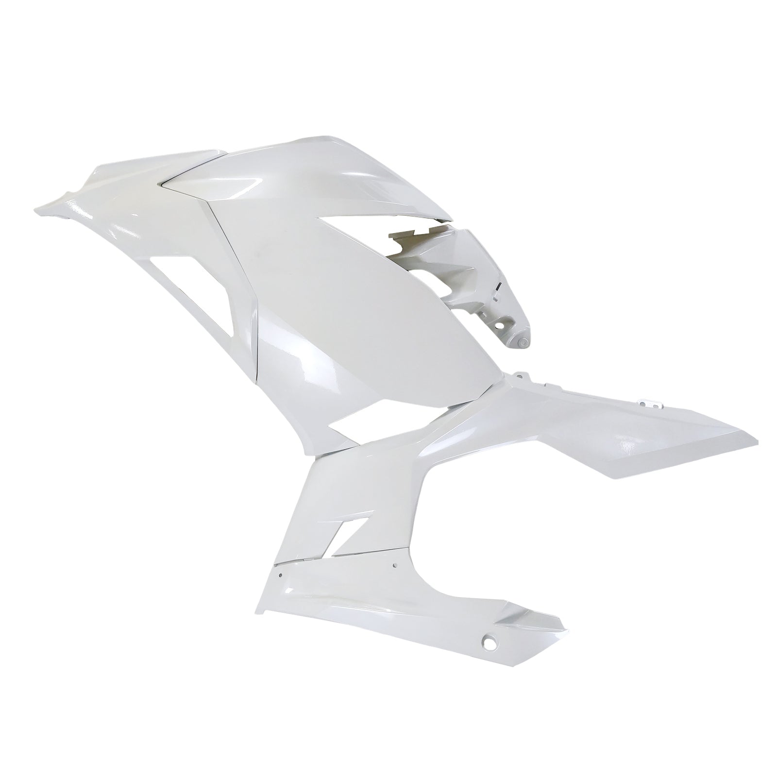 Amotopart 2018-2024 Kawasaki Ex400 Ninja400 Pearl White Fairing Kit