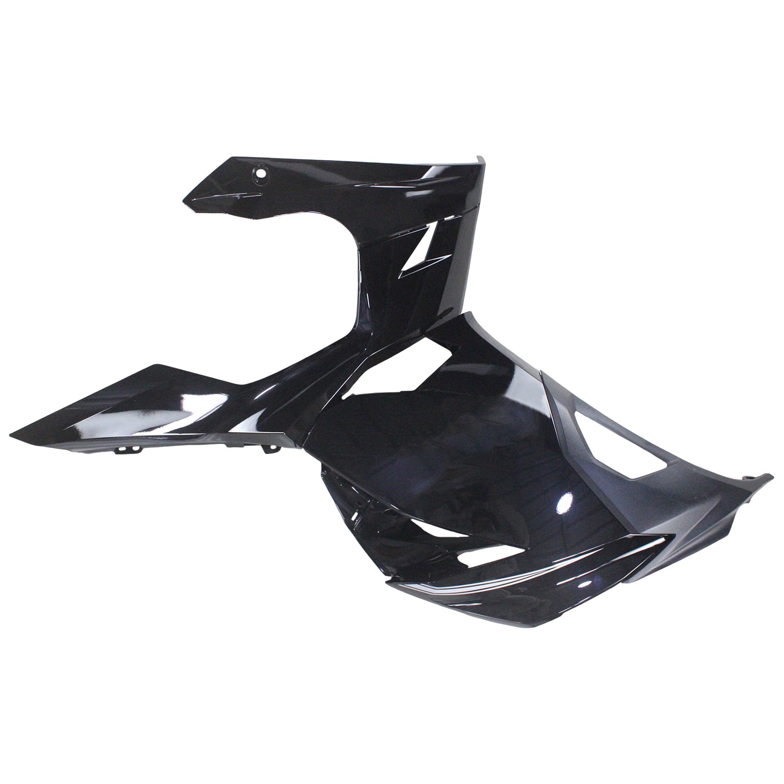 Amotopart 2018-2024 Kawasaki Ex400 Ninja400 Black with Blue Letter Fairring Kit