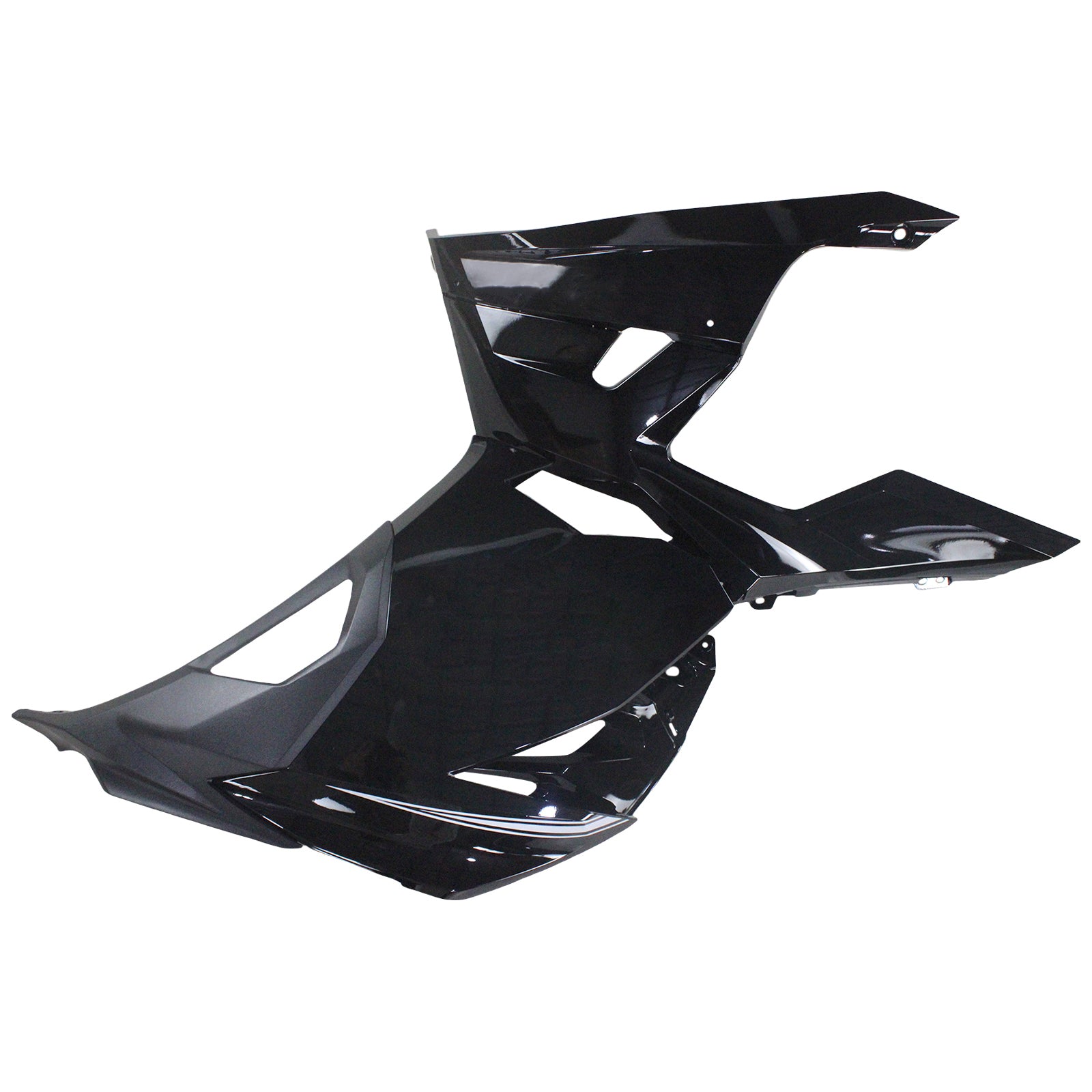 Amotopart 2018-2024 Kawasaki Ex400 Ninja400 Black with Blue Letter Fairring Kit