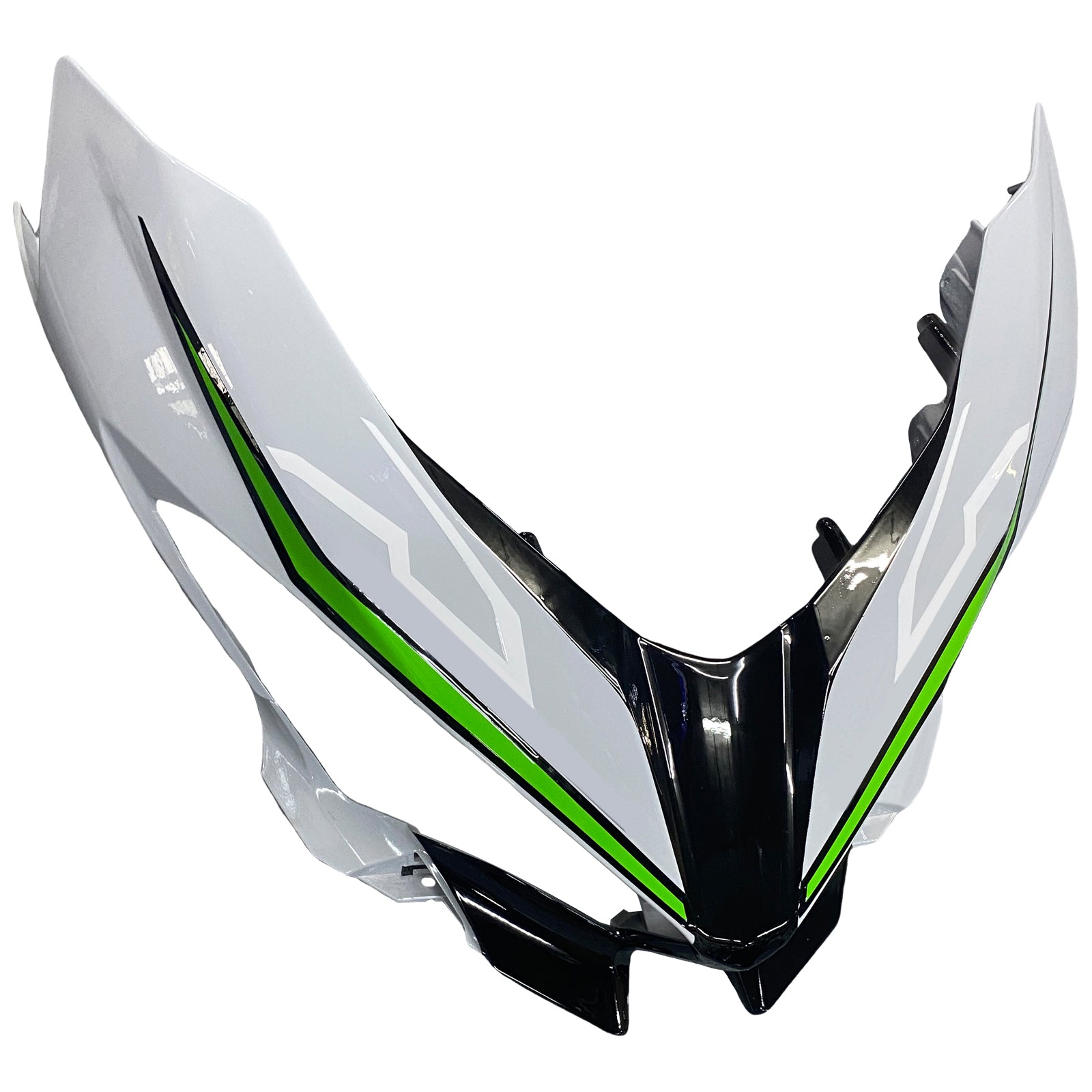 Amotopart 2018-2024 Kawasaki EX400 Ninja400 White Grey&Black Fairing Kit
