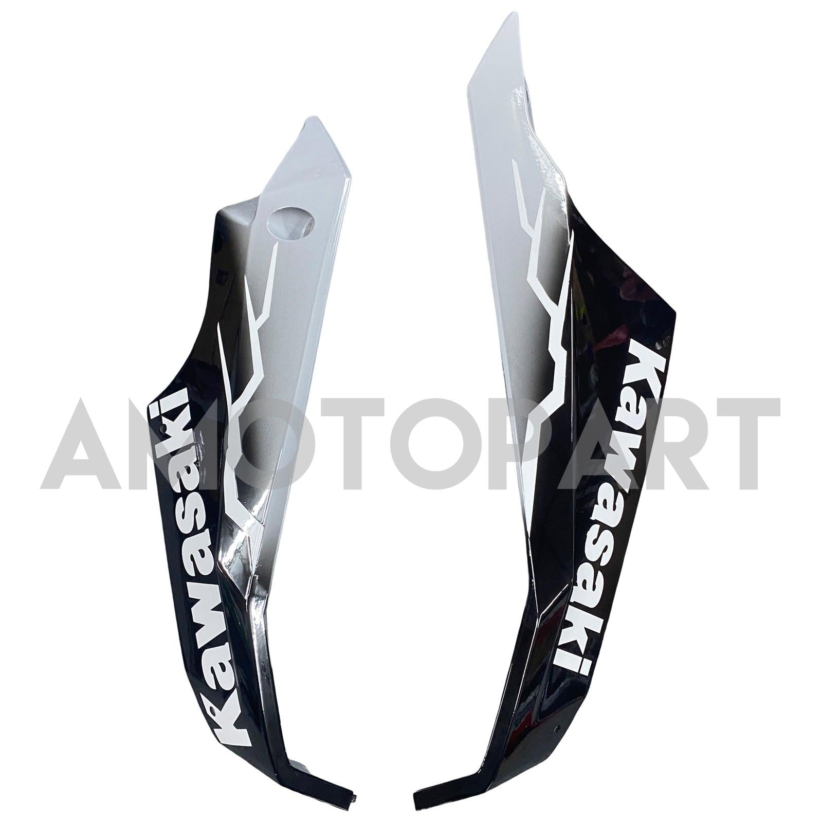 Kit carena Amotopart 2018-2024 Kawasaki EX400 Ninja 400 grigio nero
