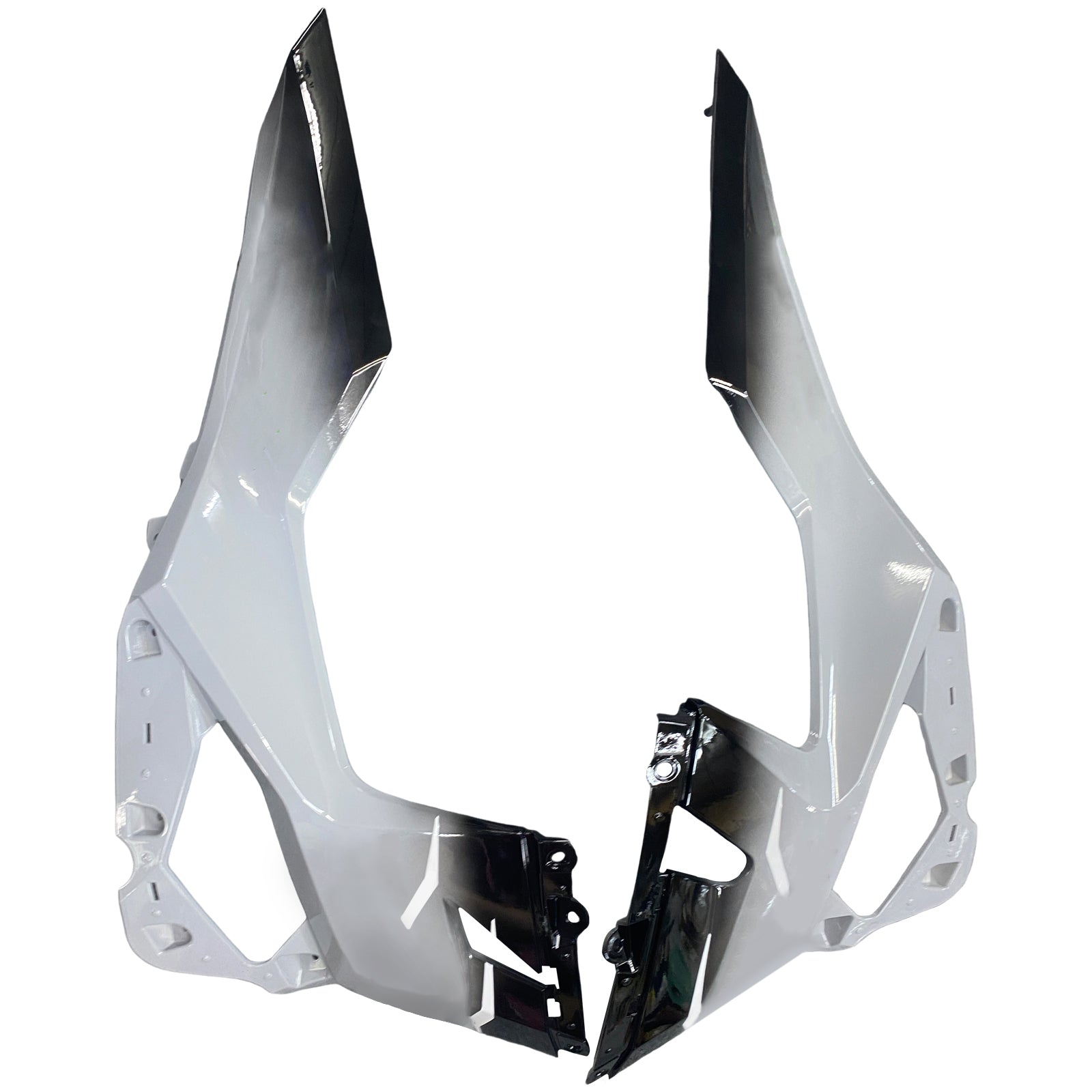 Amotopart 2018-2024 Kawasaki EX400 Ninja400 White Grey&Black Fairing Kit