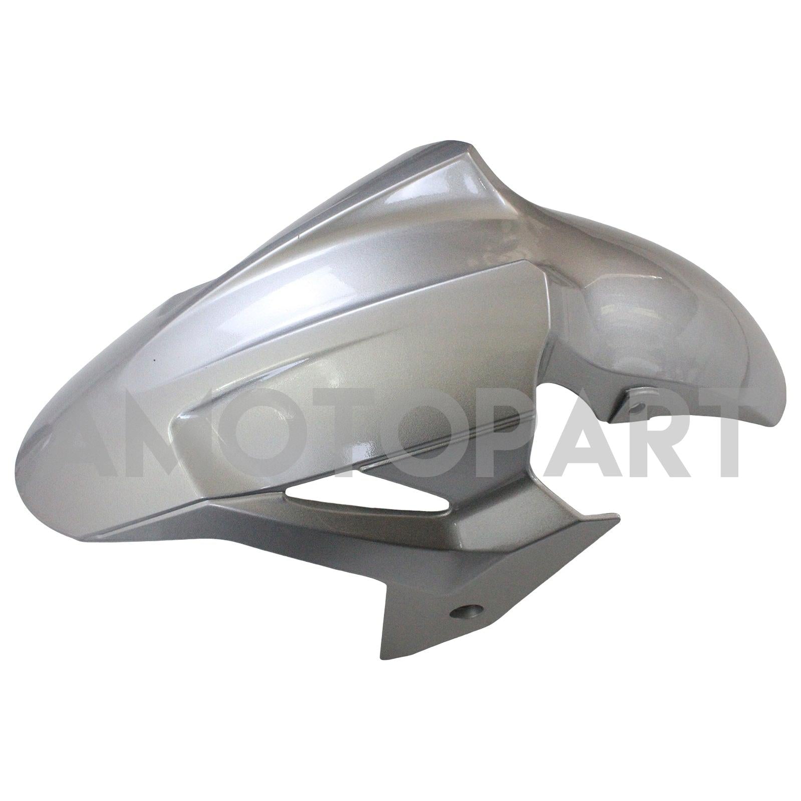 Amotopart 2018-2024 Kawasaki EX400 Ninja400 Silver&Grey Fairing Kit