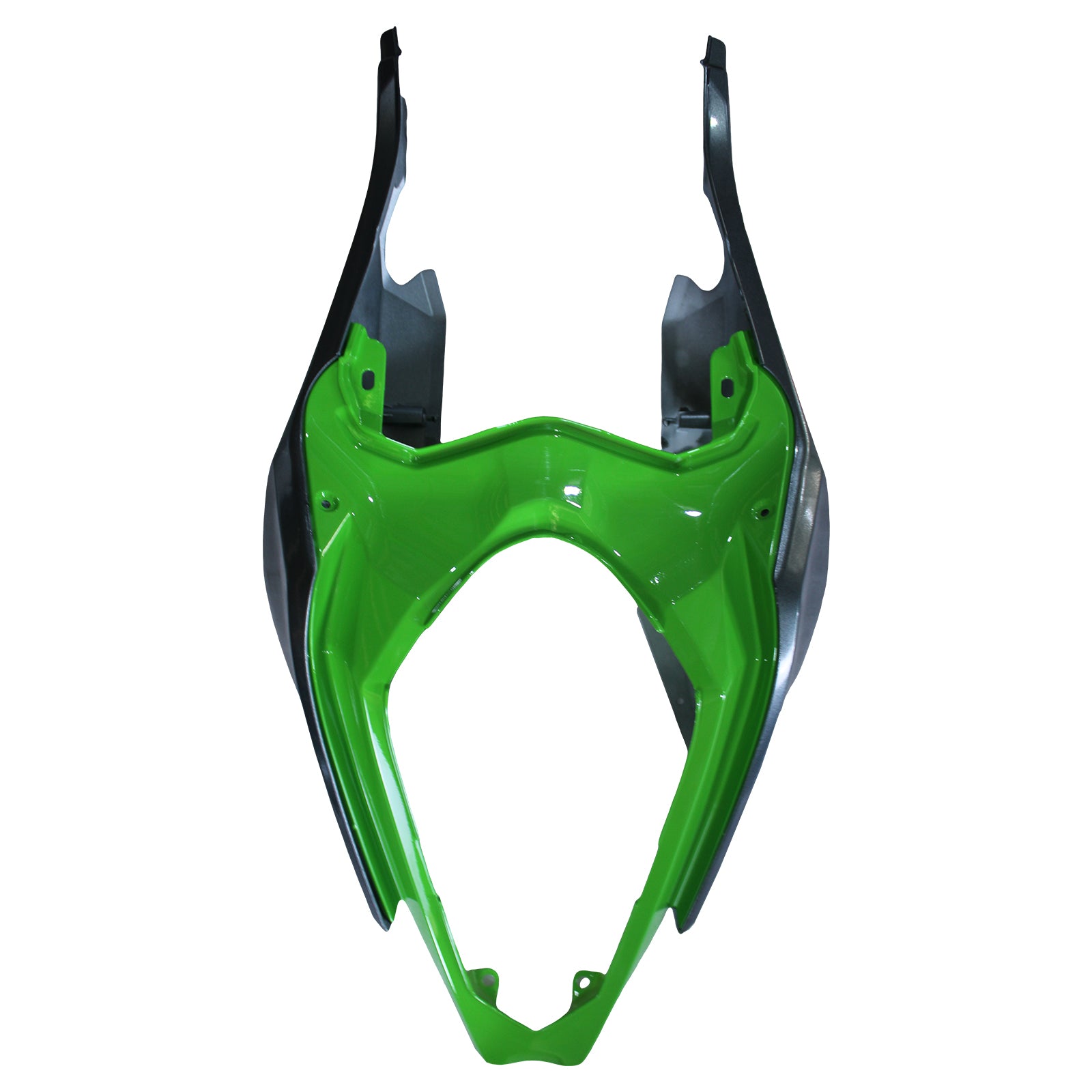 Amotopart 2018-2024 Kawasaki EX400 NINJA400 Black & Green Fairing Kit