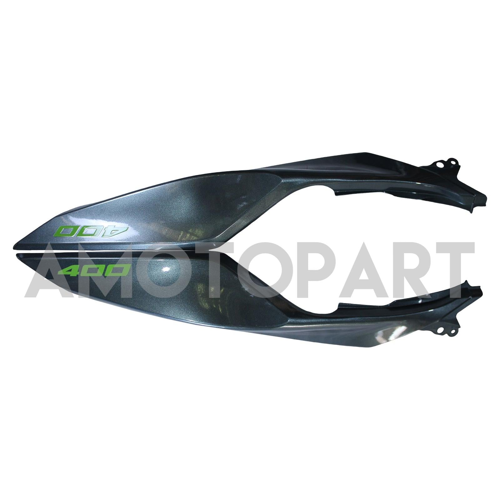 Amotopart 2018-2024 Kawasaki EX400 Ninja400 Black&Green Fairing Kit