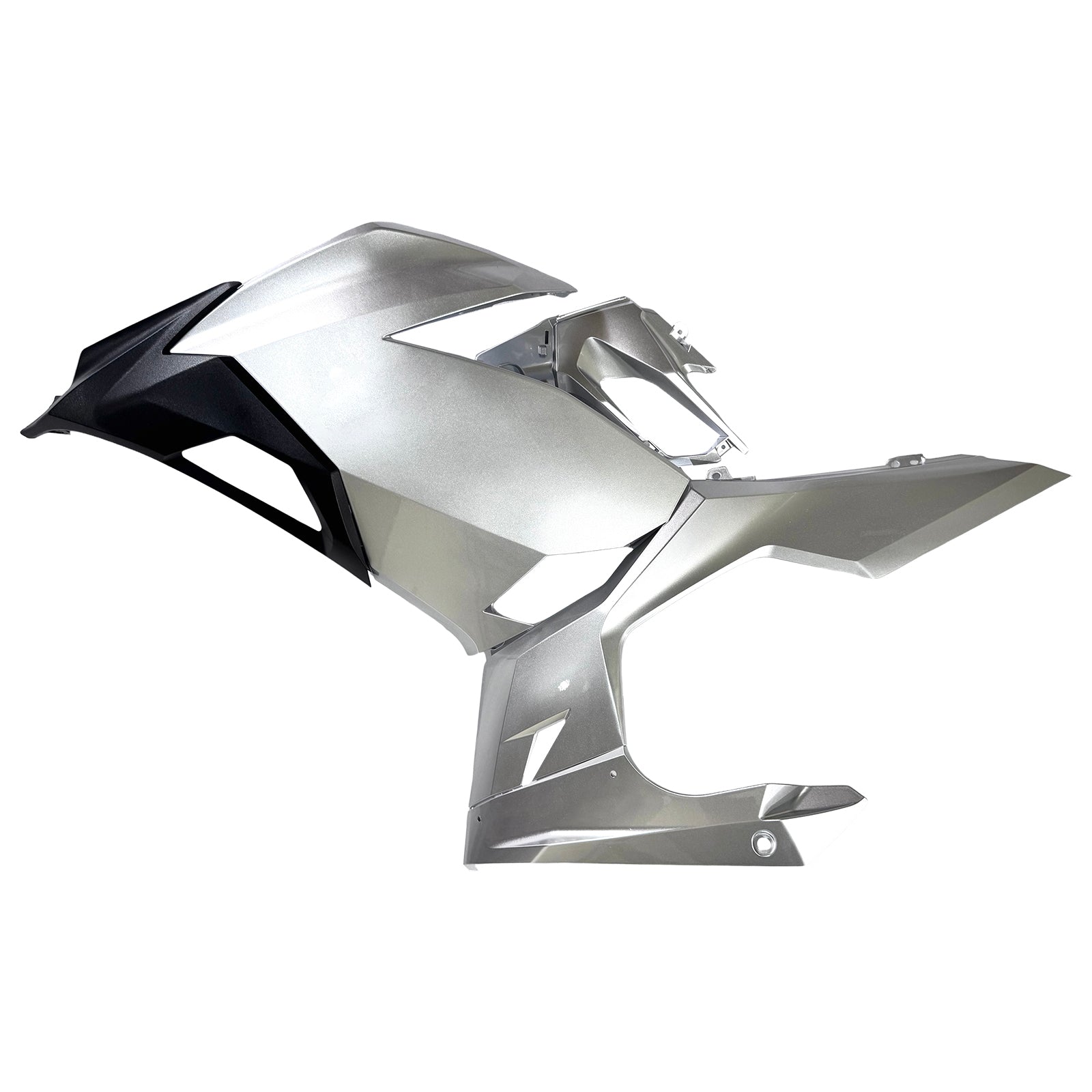 Amotopart 2018-2024 Kawasaki EX400 Ninja400 Silver Fairing Kit