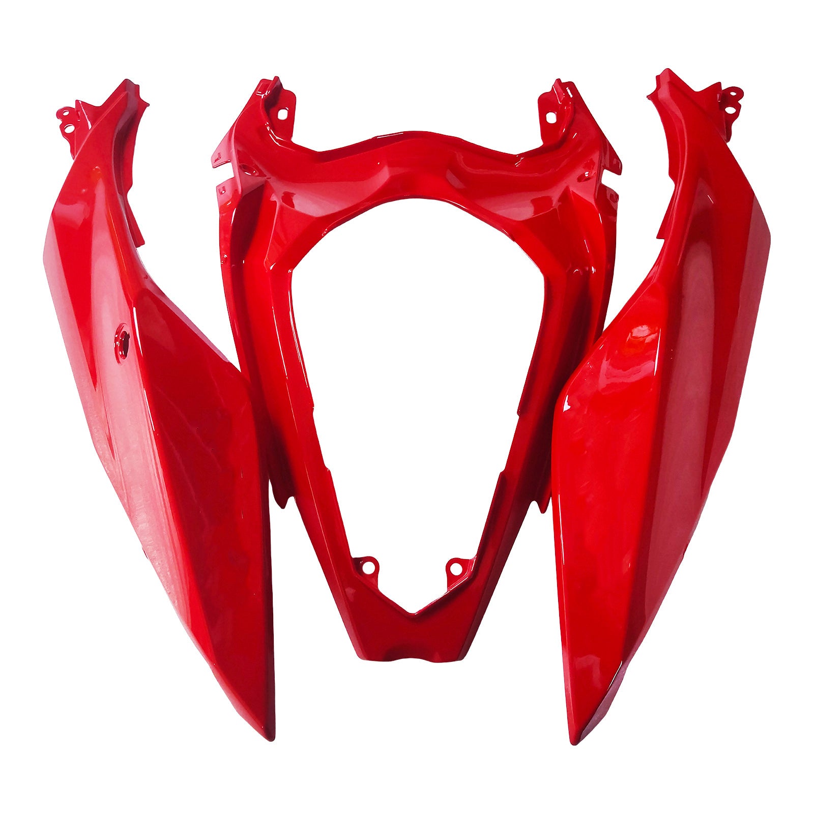 Amotopart 2018-2024 Kawasaki Ex400 Ninja400 Red Fairing Kit