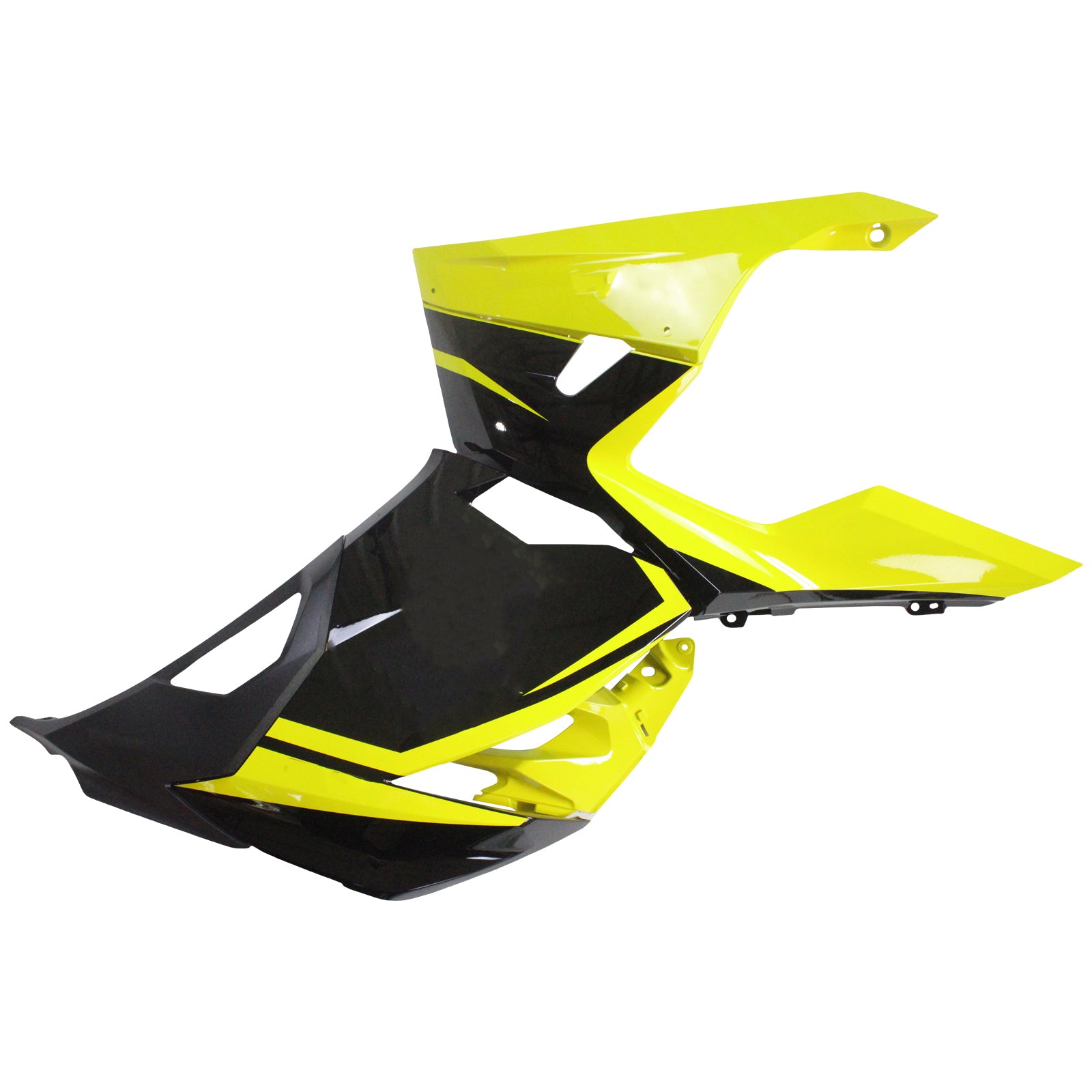 Amotopart 2018-2024 Kawasaki EX400 Ninja400 Black&Yellow Fairing Kit