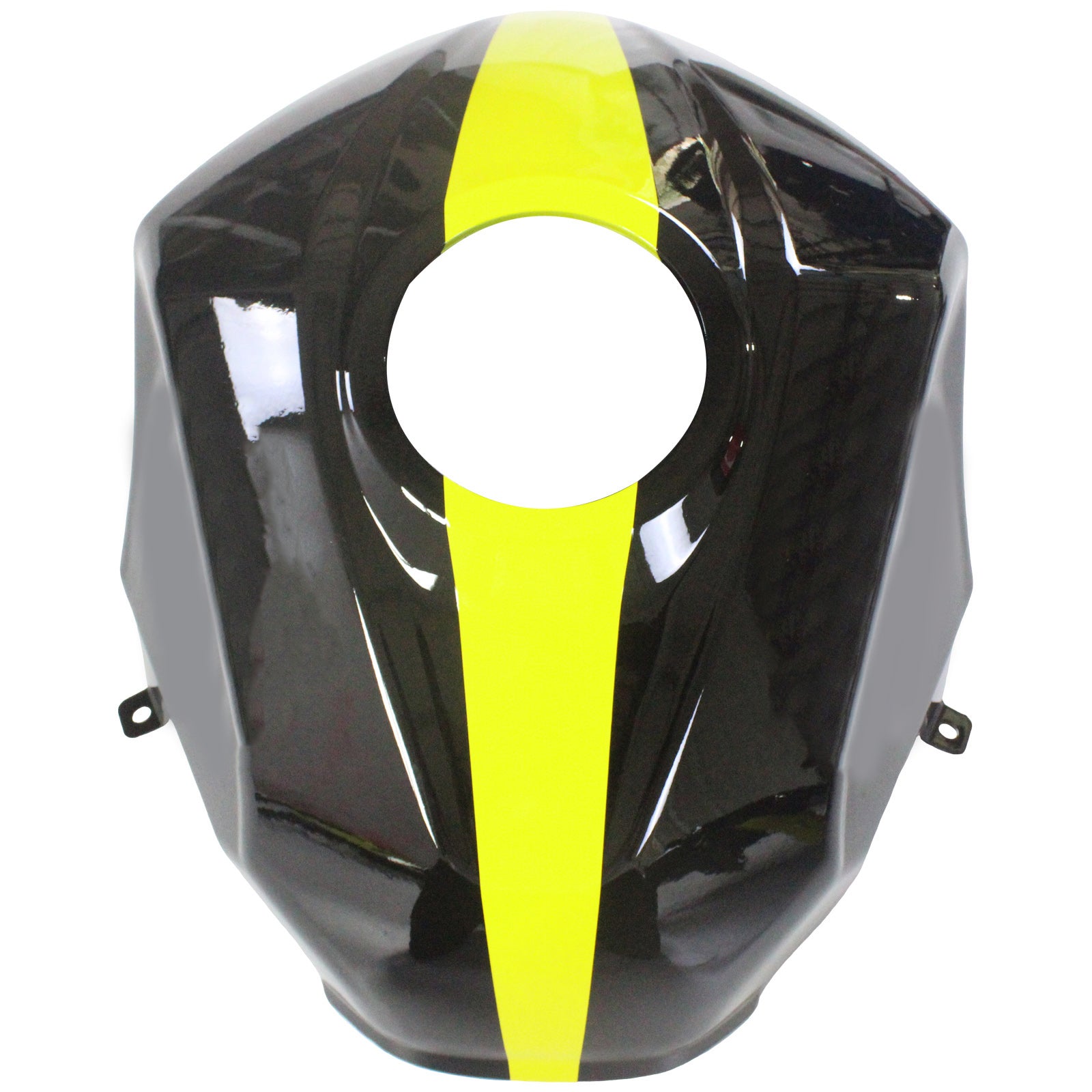 Amotopart 2018-2024 Kawasaki EX400 Ninja400 Black&Yellow Fairing Kit