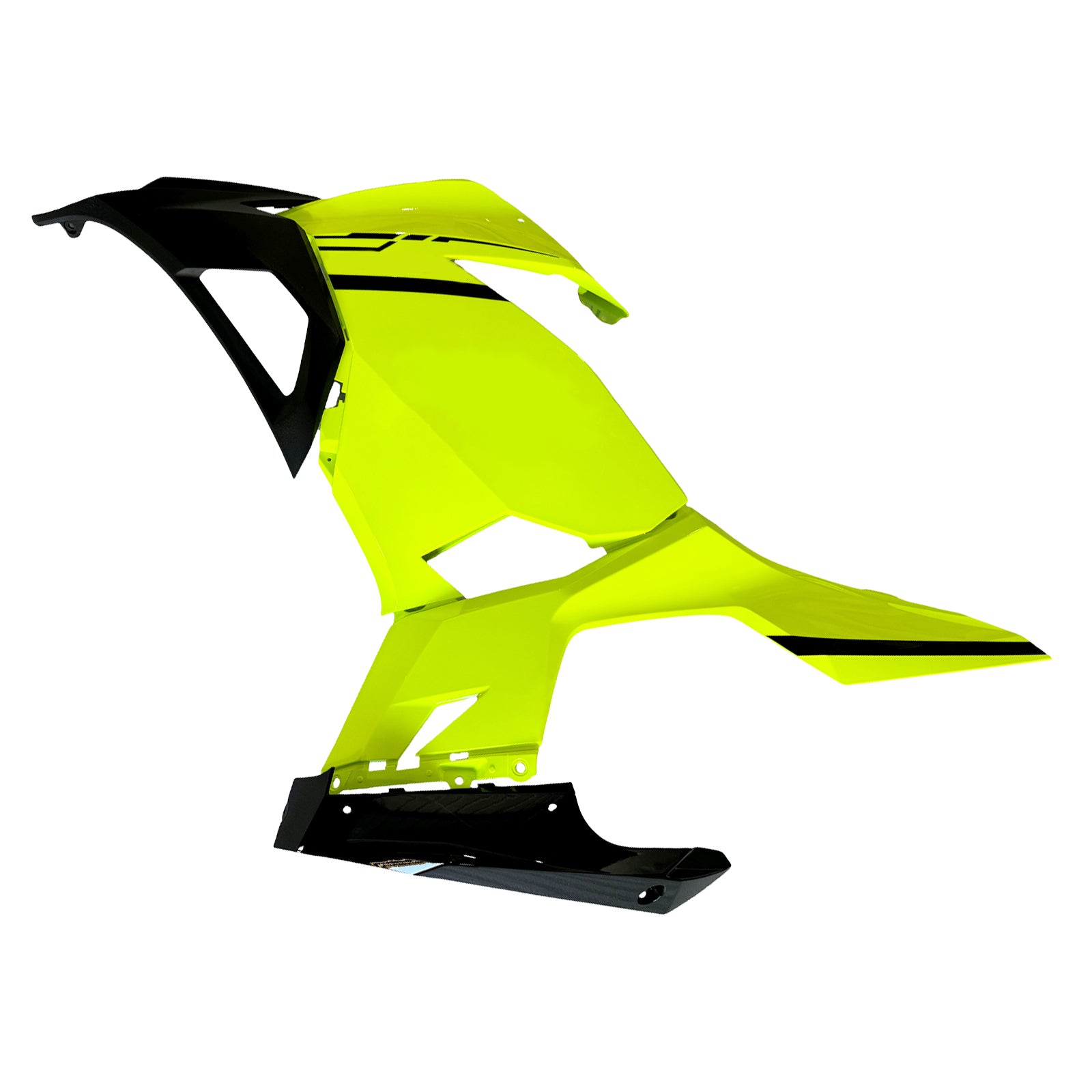 Amotopart 2018–2024 Kawasaki EX400 Ninja400 Chartreuse Verkleidungsset