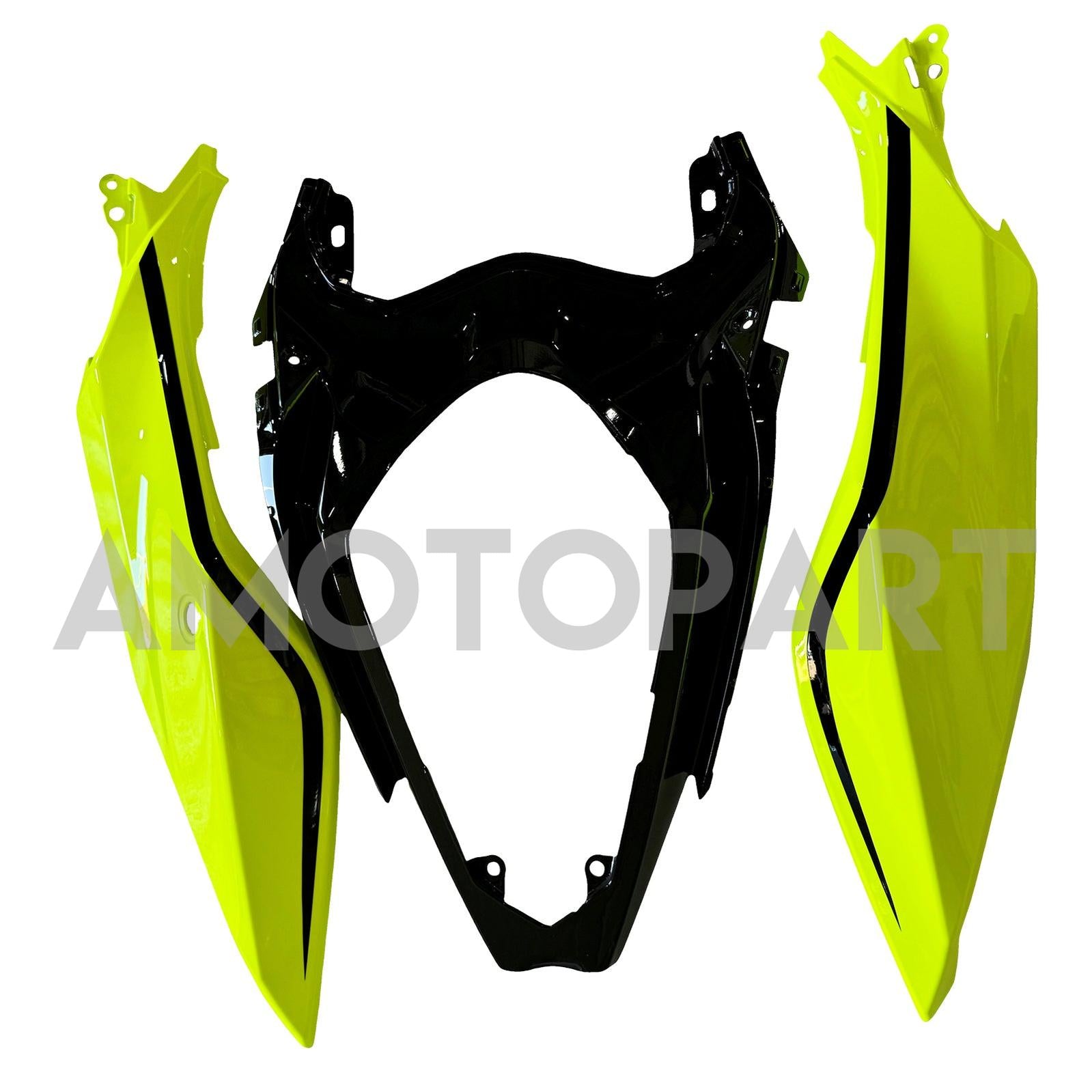 Amotopart 2018-2024 Kawasaki EX400 Ninja400 Chartreuse Fairing Kit