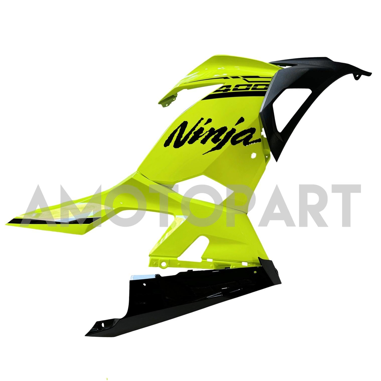 Amotopart 2018-2024 Kawasaki EX400 Ninja400 Chartreuse Fairing Kit