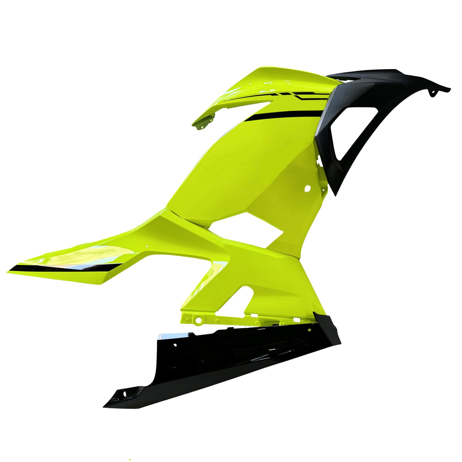 Amotopart 2018–2024 Kawasaki EX400 Ninja400 Chartreuse Verkleidungsset