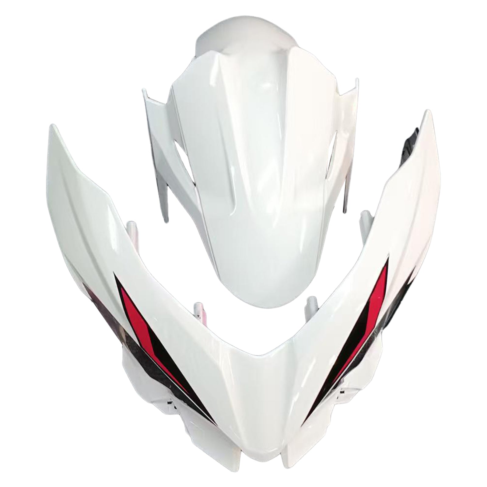 Amotopart 2018-2024 Kawasaki EX400 Ninja400 Schwarz&Weißes Verkleidungsset