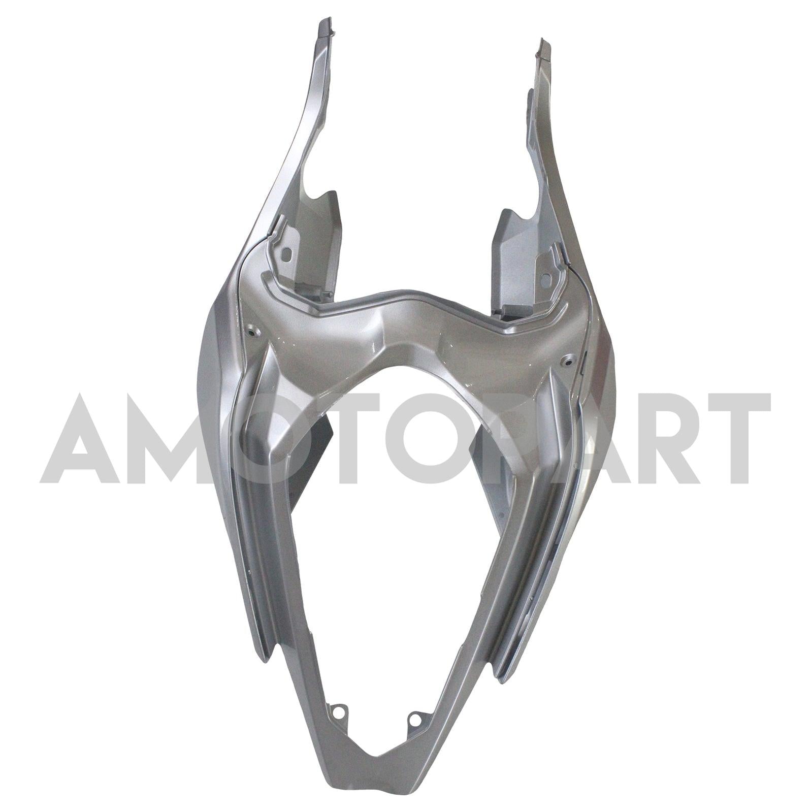 Amotopart Kawasaki Ex400/Ninja400 2018-2023 Silver & Black Fairing Kit