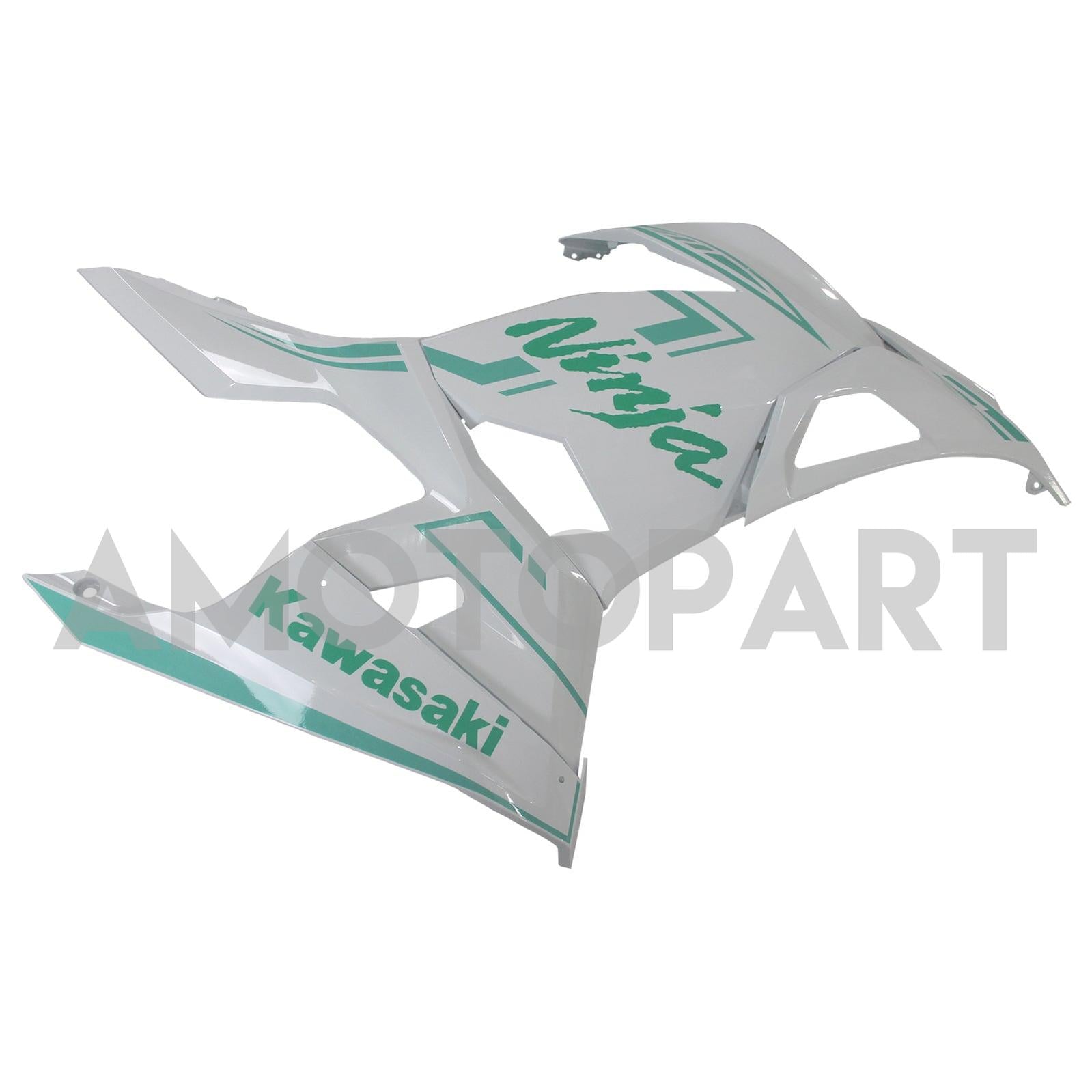 AMOTOPT KAWASAKI EX400/NINJA400 2018-2023 KIT de carenagem White & Green