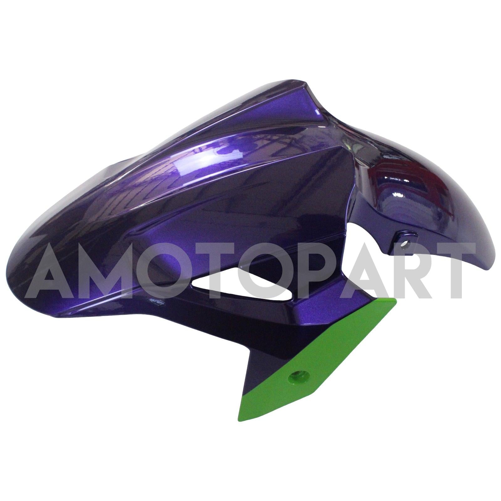 Amotopart Kawasaki EX400/Ninja400 2018-2023 Green&Orange Fairing Kit