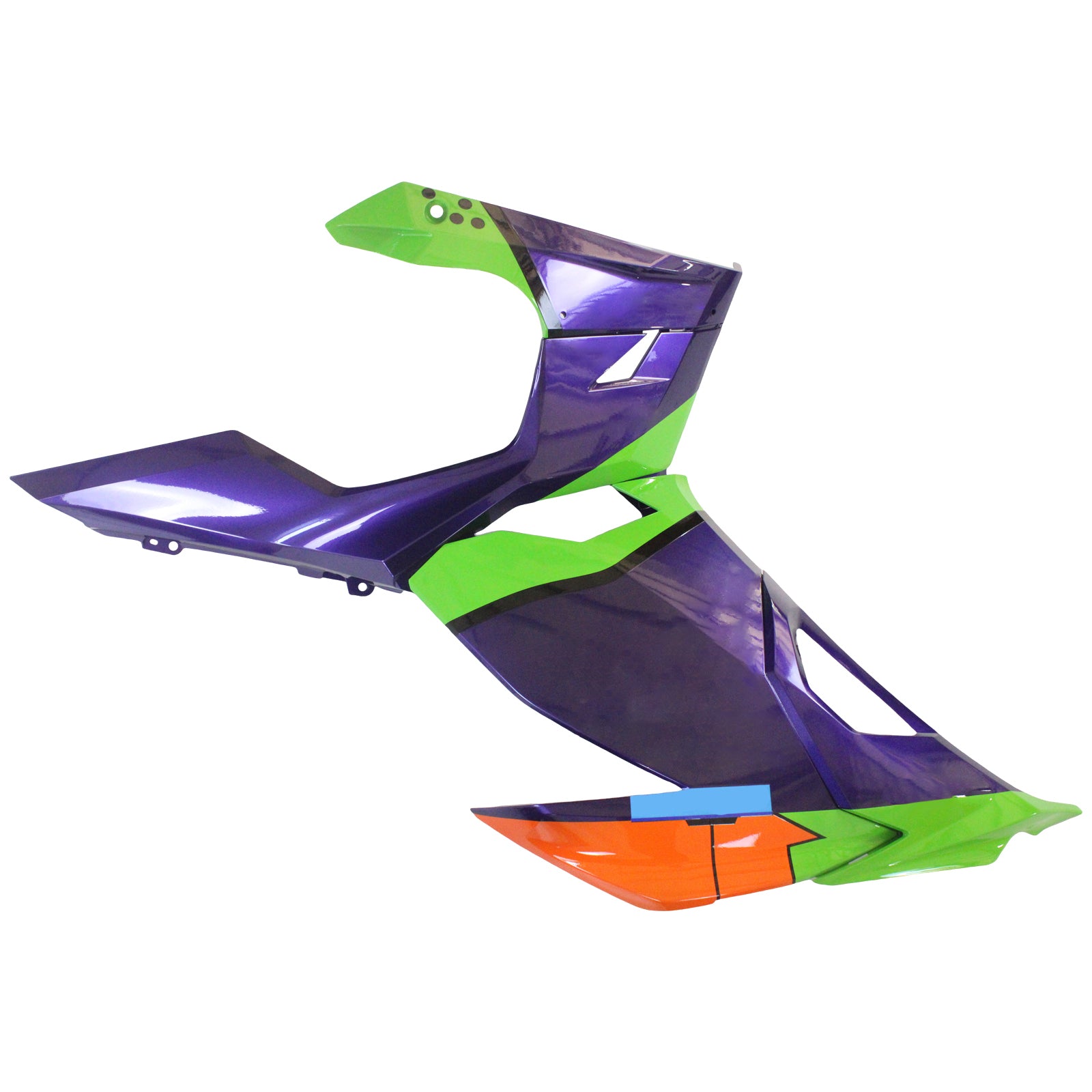 Amotopart Kawasaki EX400/Ninja400 2018-2023 Green&Orange Fairing Kit