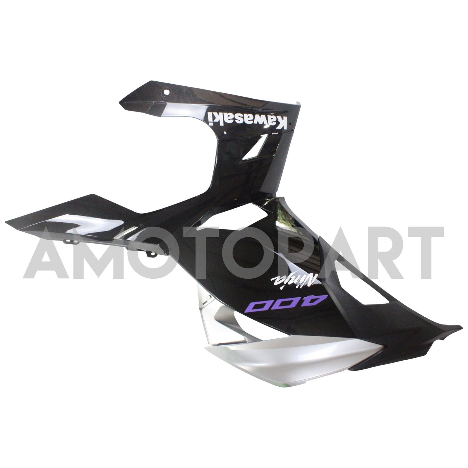 Amotopart Kawasaki EX400/Ninja400 2018-2023 Silver&Blue Fairing Kit