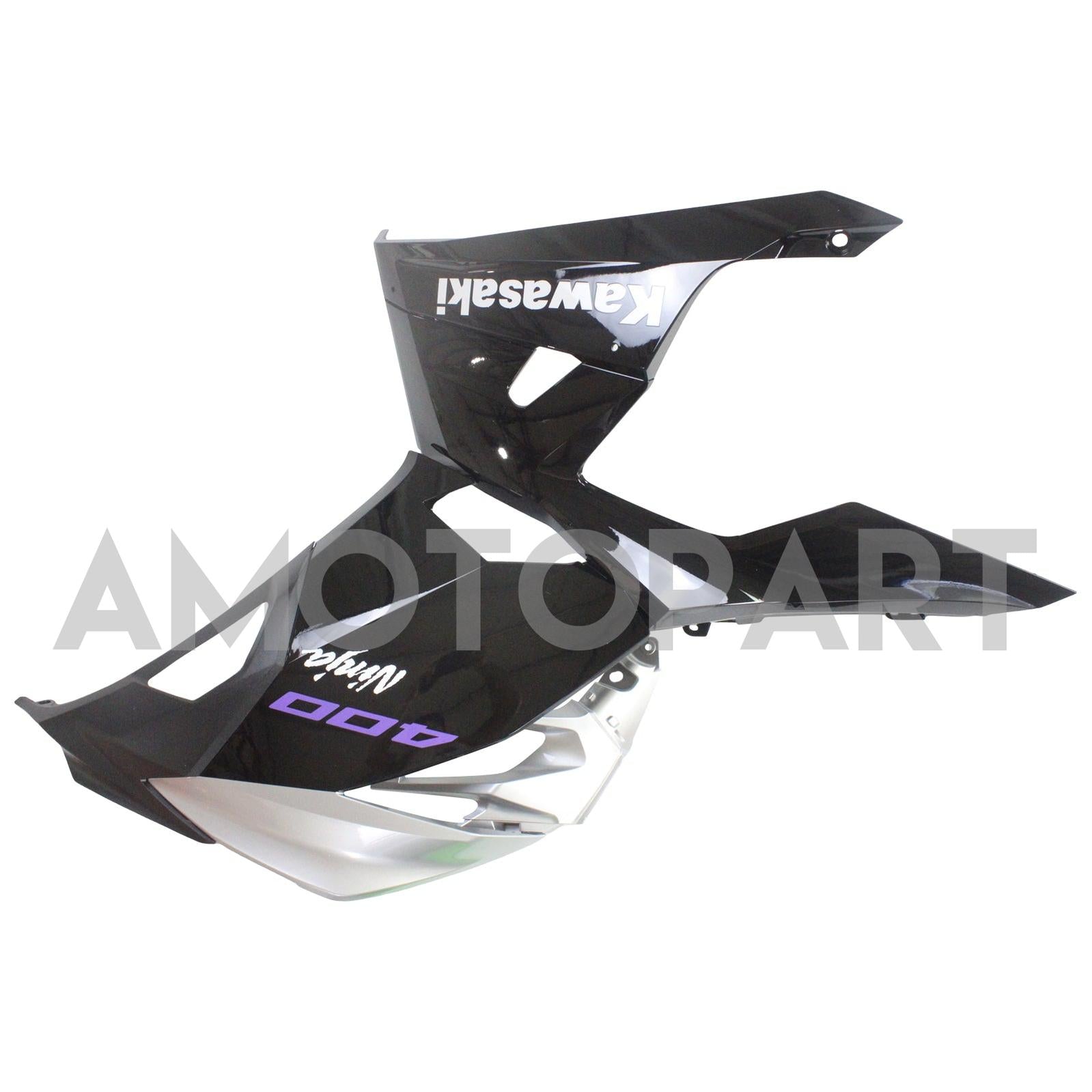 Amotopart Kawasaki EX400/Ninja400 2018-2023 Silver&Blue Fairing Kit